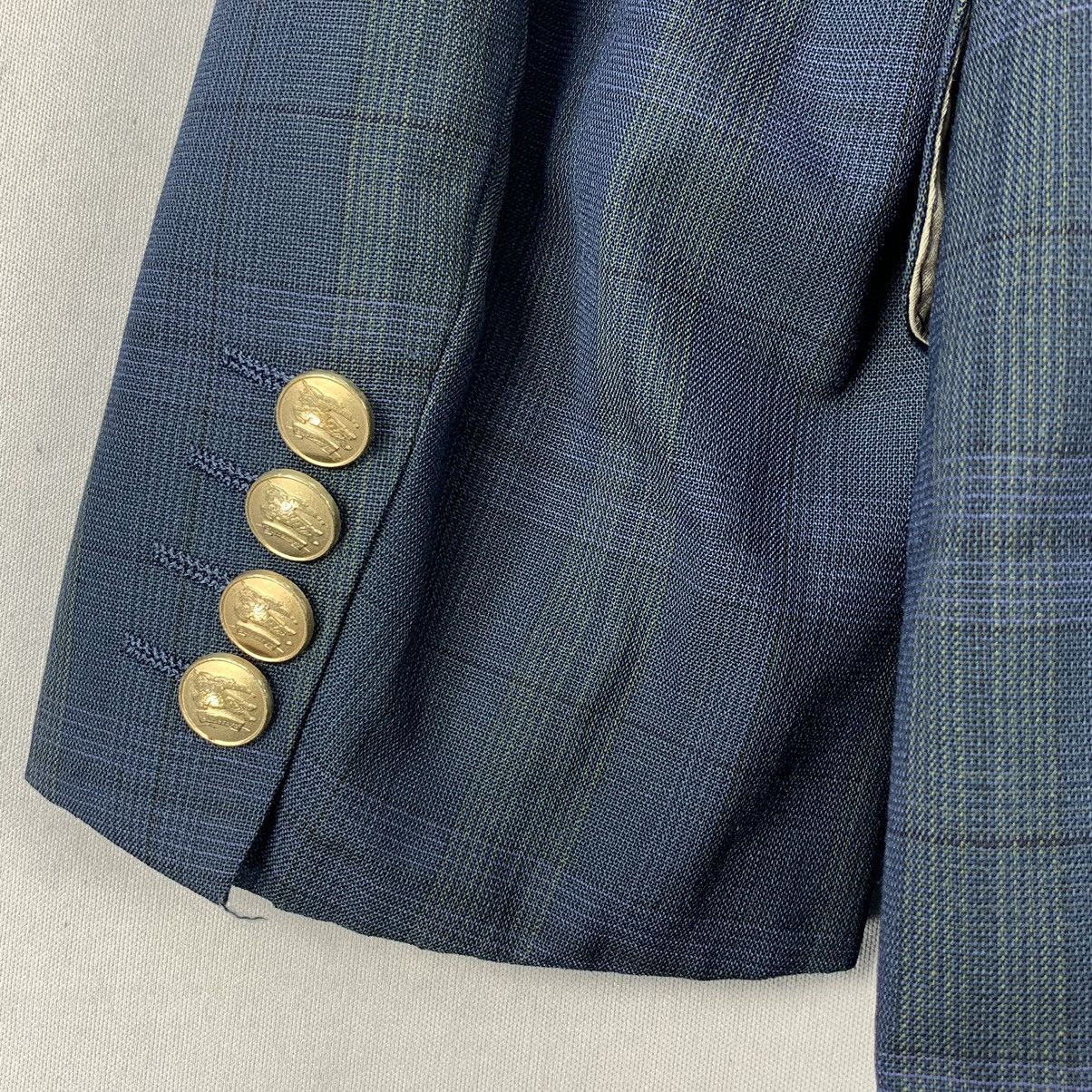 Burberry Vintage Burberrys Plaid Double Breasted Blazer Coat Size L / US 10 / IT 46 - 12 Thumbnail