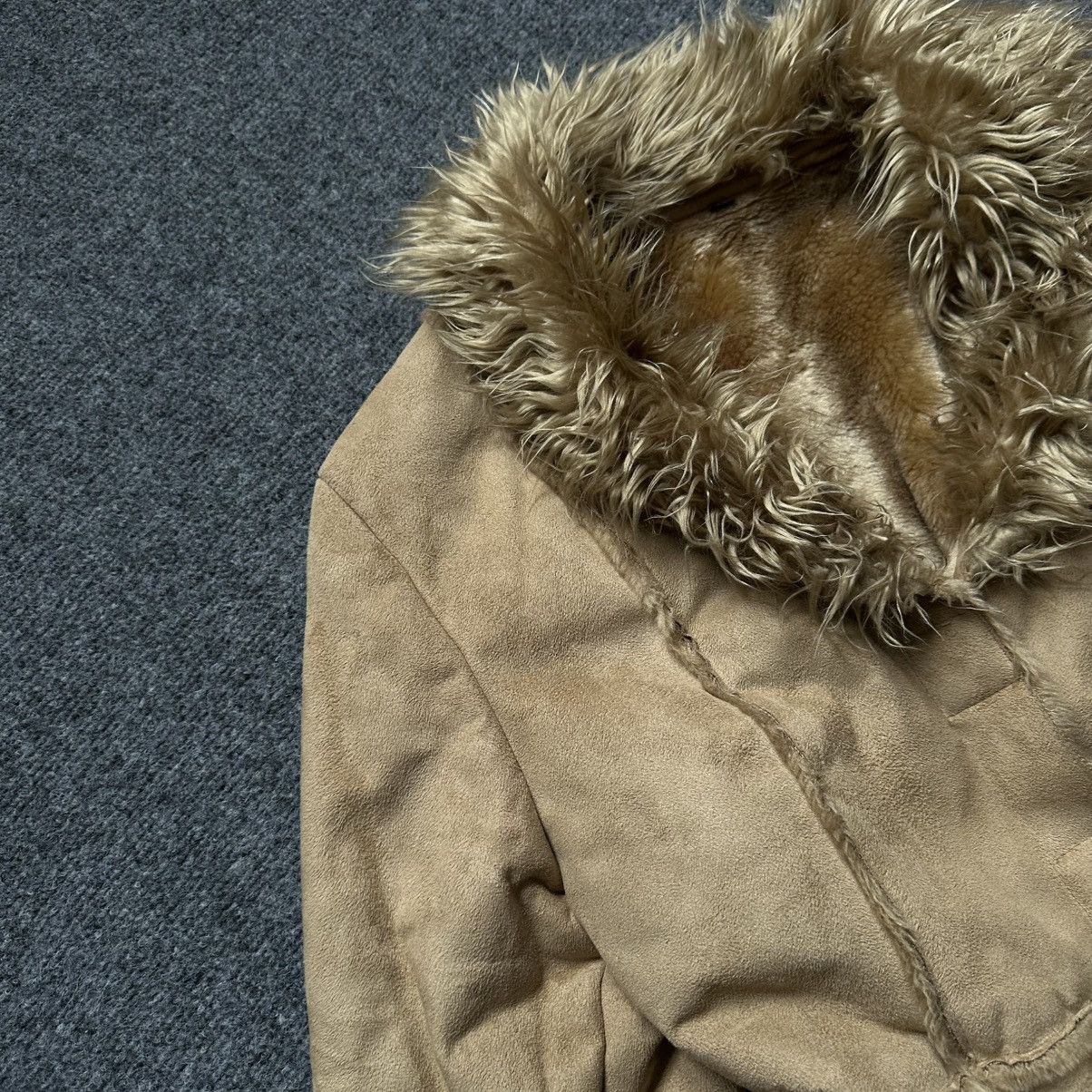 Japanese Brand VTG Japanese Style Women’s Sheepskin Coat Winter Jacket Size M / US 6-8 / IT 42-44 - 10 Thumbnail