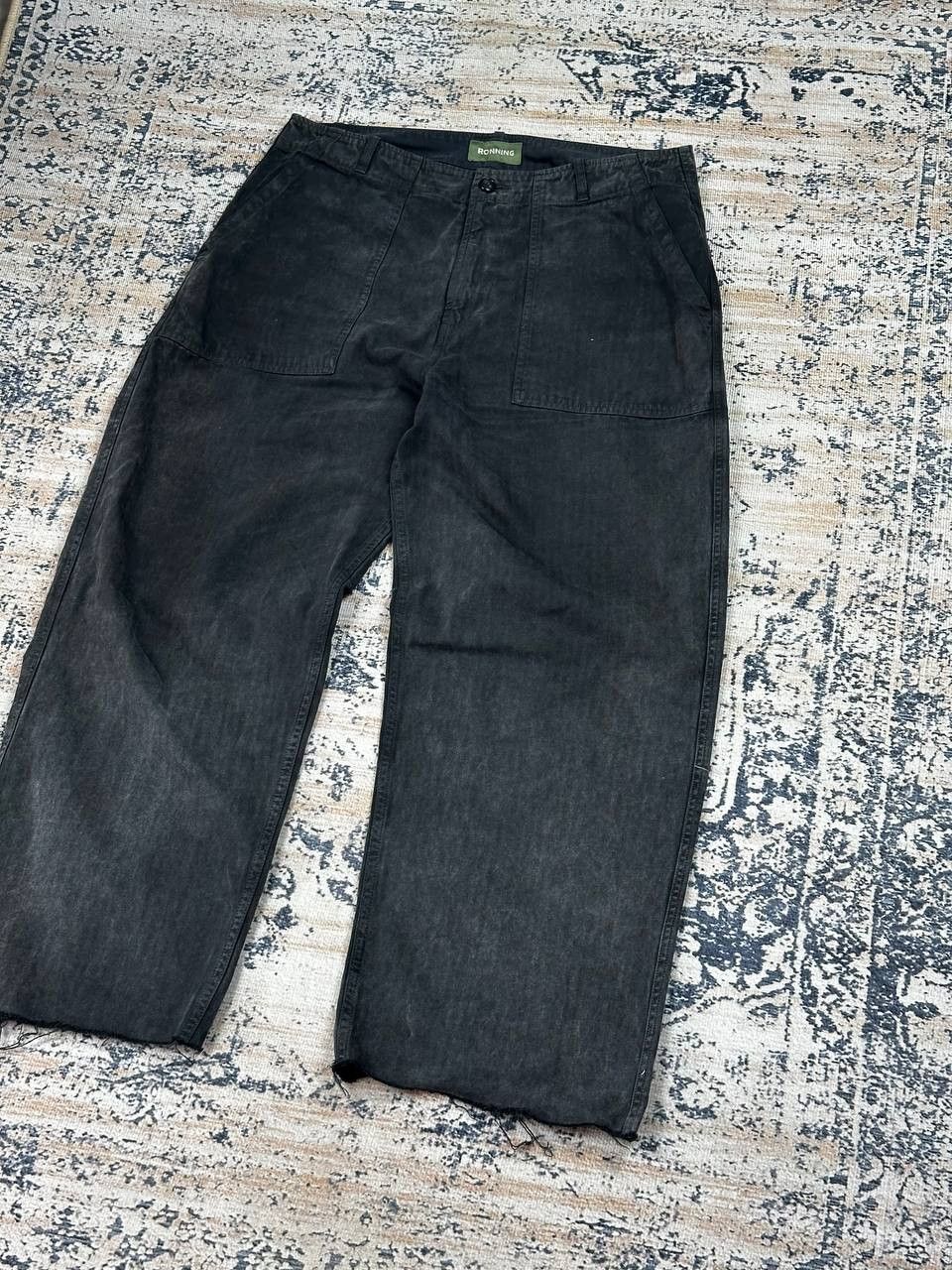 Ronning Everyday Stone Wash Wide Baggy Pants in Gray, Men's (Size 34) — image 2 of 6