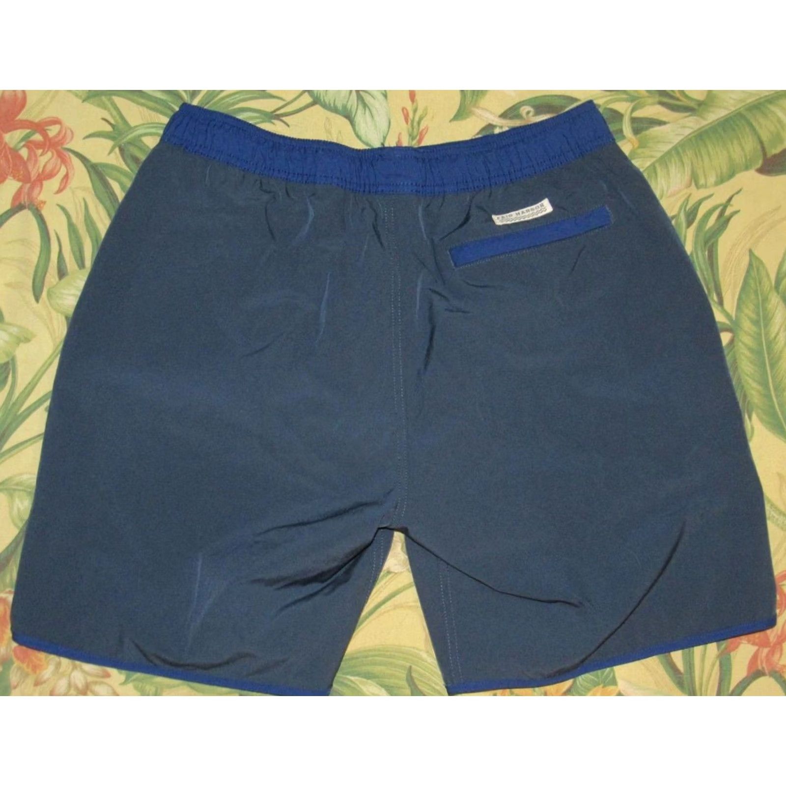 Vintage FAIR HARBOR Navy Blue Lined 8" Shorts Large L Mens Size US 33 - 3 Thumbnail