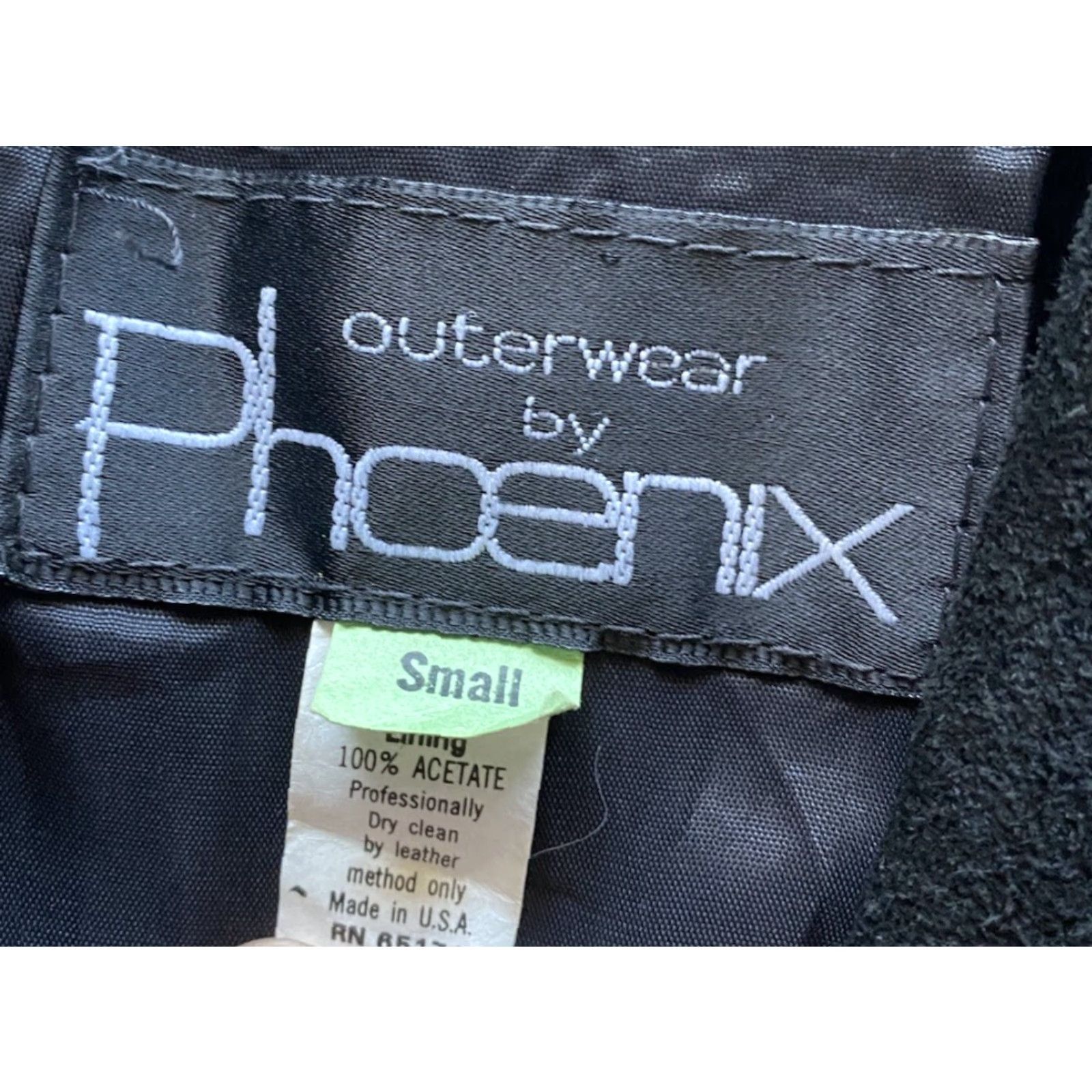 Vintage VINTAGE Outerwear By Phoenix Coat Leather Black S Womens Damaged Made In USA Size S / US 4 / IT 40 - 2 Thumbnail