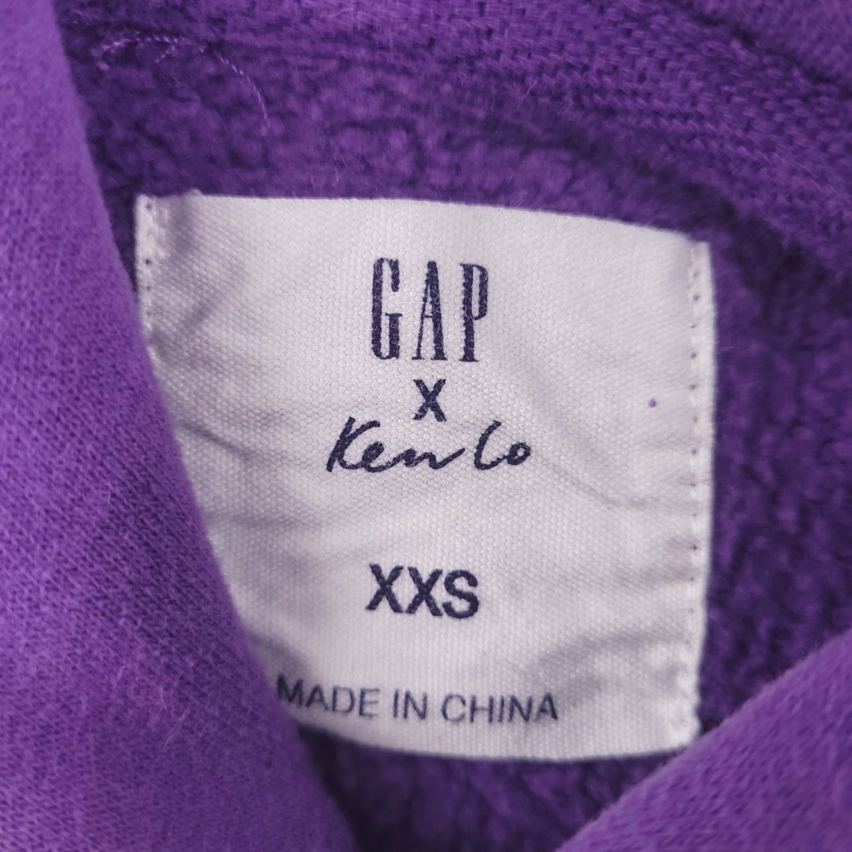 Gap VINTAGE Gap Ken Lo Hoodie Mens XS Purple Collab Teddy Bear Sweatshirt Size US XS / EU 42 / 0 - 3 Thumbnail