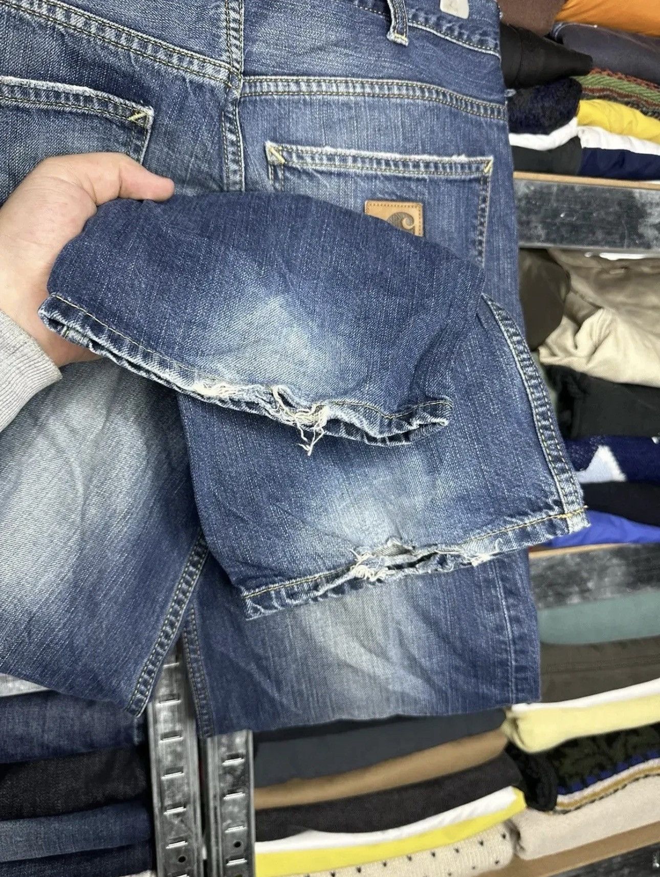 Carhartt 30/32 Carhartt Texas Denim Pants Jeans Rarest Punk Y2K Size US 30 / EU 46 - 6 Thumbnail