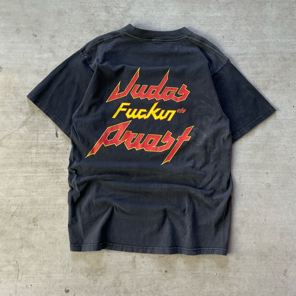 Designer × Vintage Vintage 90s Judah Priest T Shirt Size US L / EU 52-54 / 3 - 3 Thumbnail