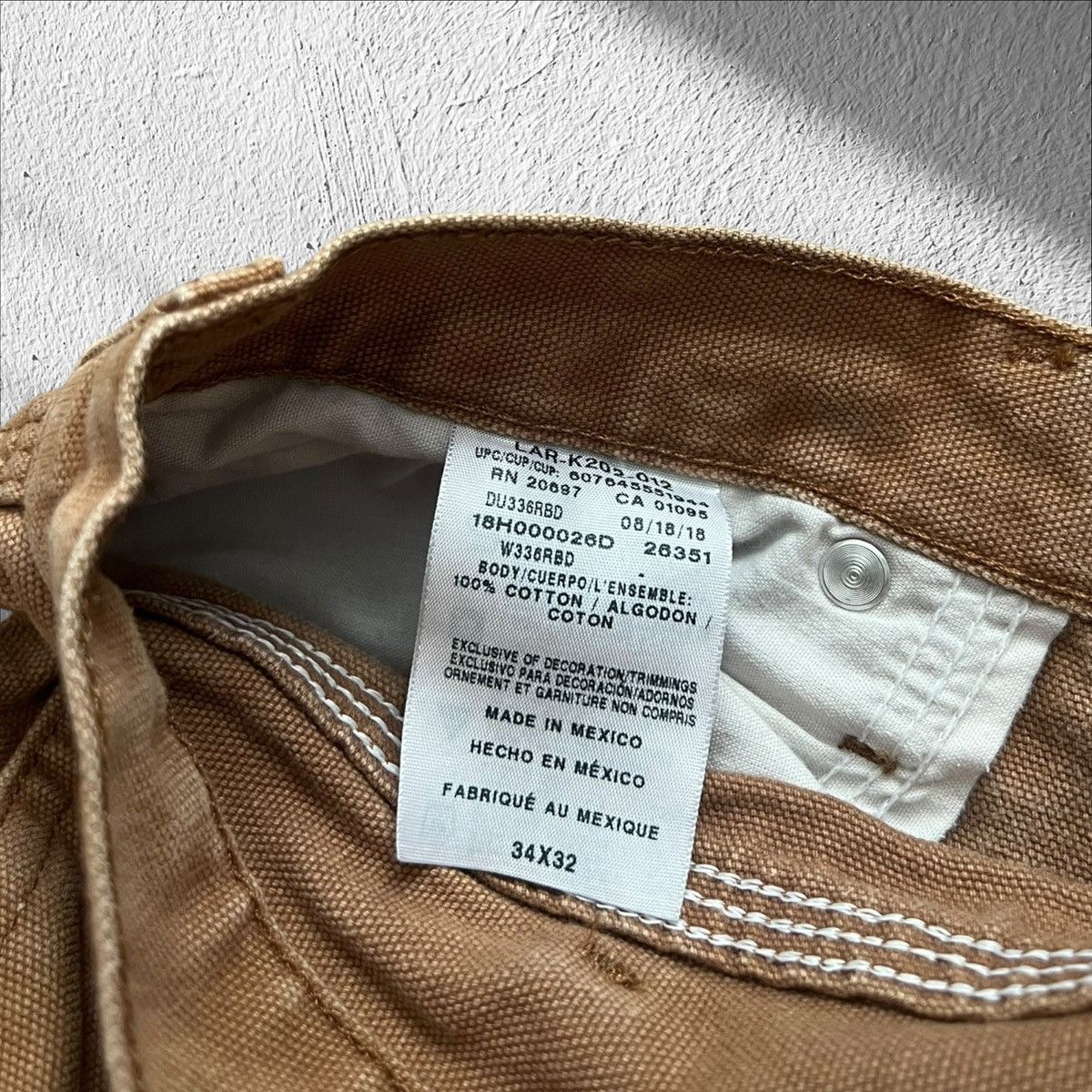 Dickies Vintage Dickies Brown Carpenter Pants Workwear – Size 32x30 Size US 32 / EU 48 - 4 Thumbnail
