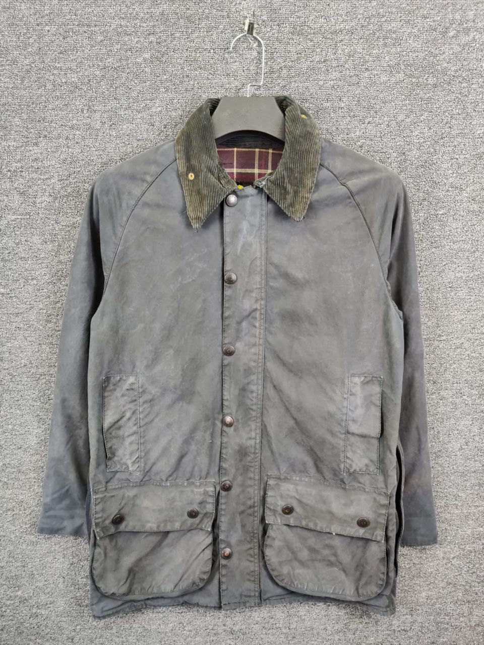 Barbour Vintage 90s Barbour Beaufort Waxed Jacket Size US M / EU 48-50 / 2 - 1 Thumbnail