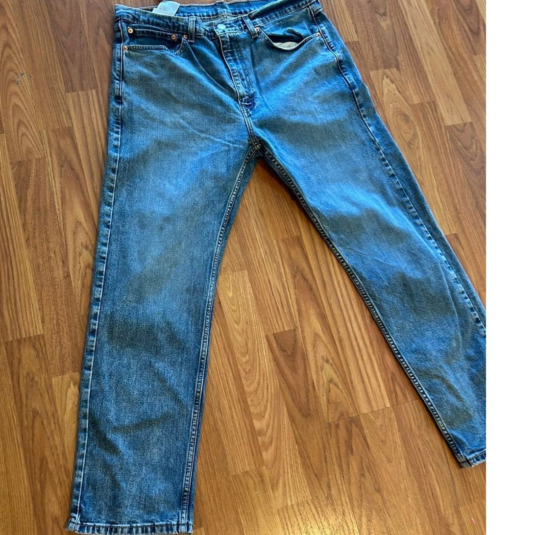 Levi's Levi's 505 Regular Fit Jeans - W36 L30 - Classic Blue Size US 36 / EU 52 - 3 Thumbnail