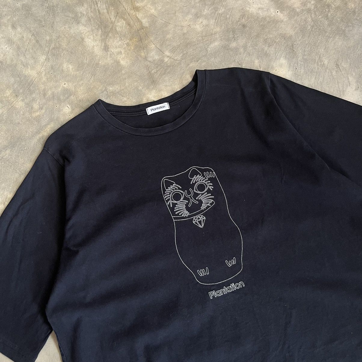 Issey Miyake Plantation by Issey Miyake Oversize Cat Shirt Size L / US 10 / IT 46 - 2 Thumbnail