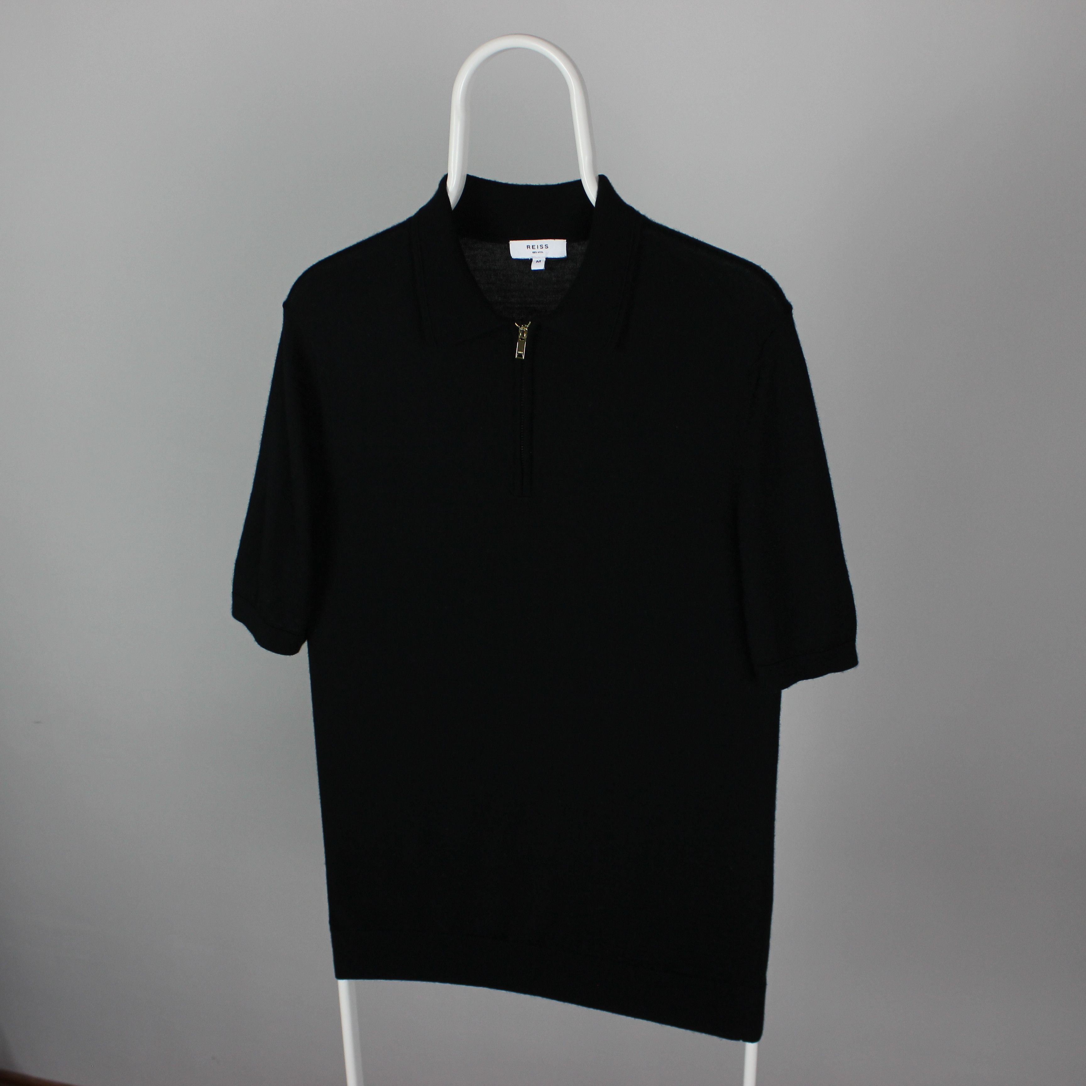 Reiss Reiss polo shirt men Maxwell wool M black Size US M / EU 48-50 / 2 - 3 Thumbnail