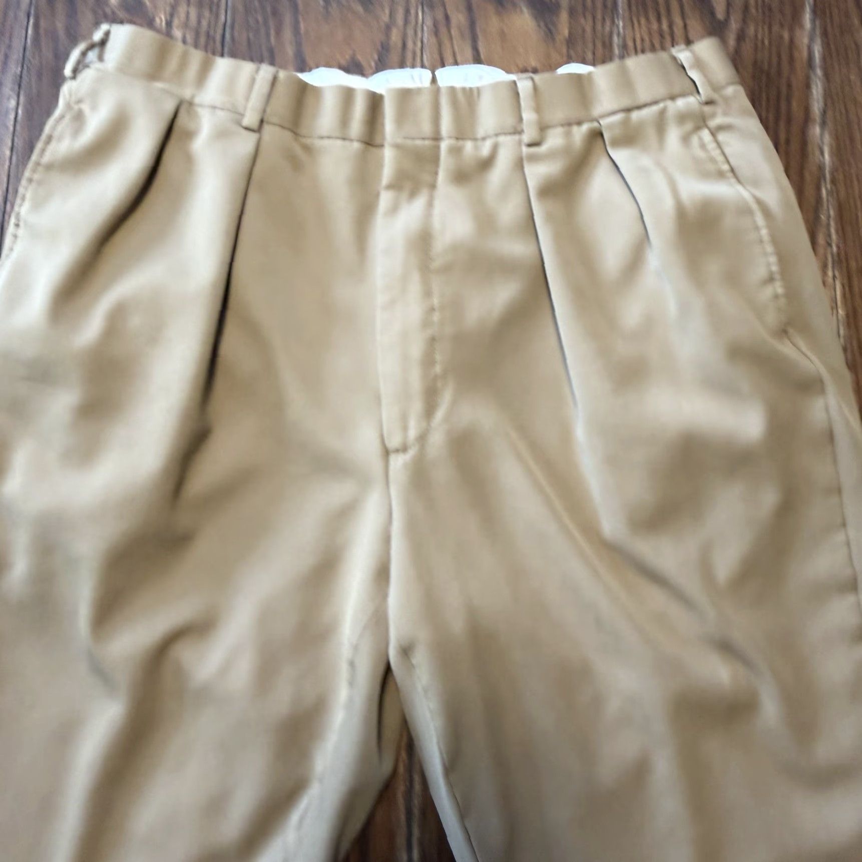 Vintage Ben Silver Charleston Pants Men’s 36x29 Wool Brown USA Made Pleated Cuffed Regular Straight Pants Mens Brown 80s 90s USA Size US 36 / EU 52 - 3 Thumbnail