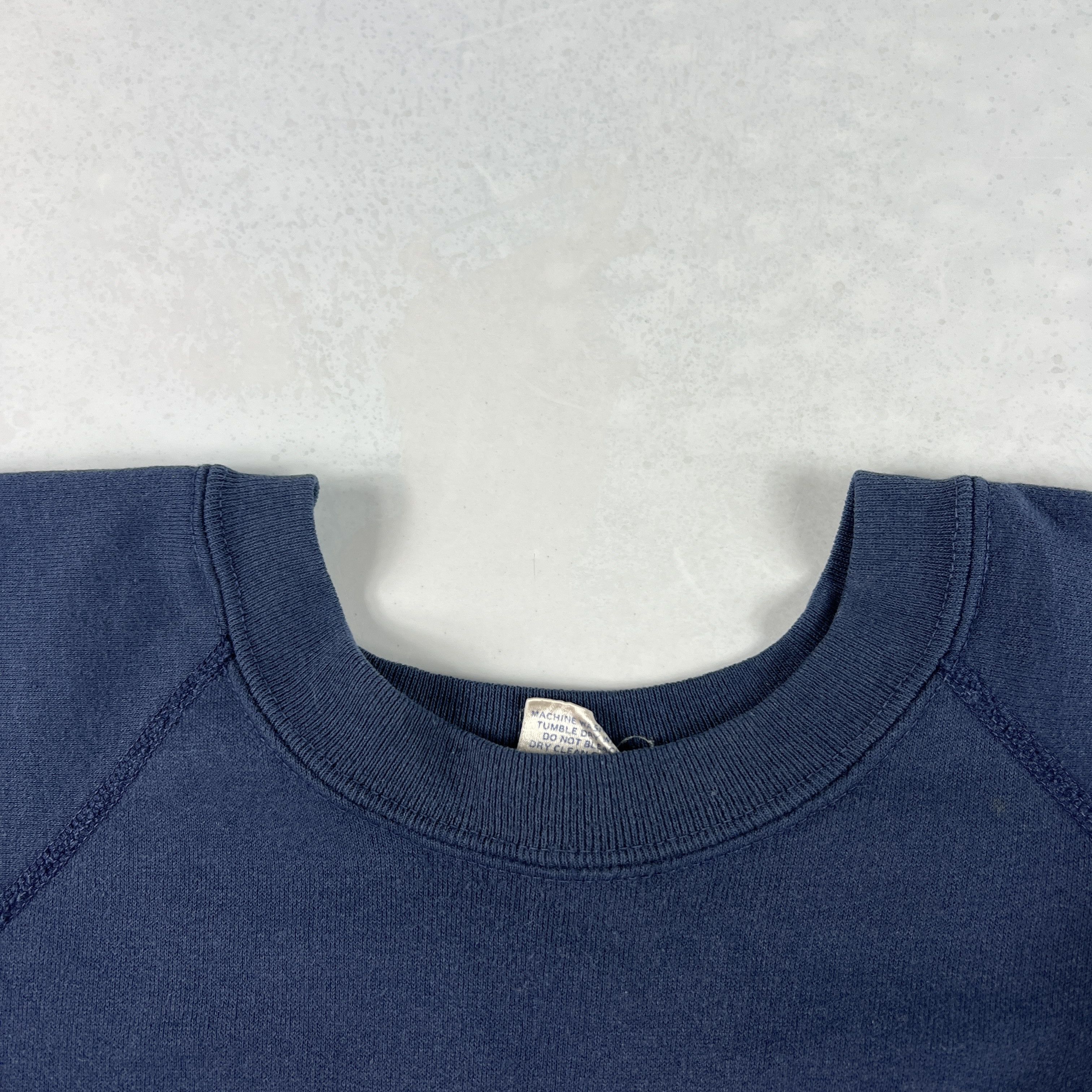 NFL × Vintage VTG 80s Trench Chicago Bears Sweatshirt Blue Faded Crewneck Size US L / EU 52-54 / 3 - 10 Thumbnail