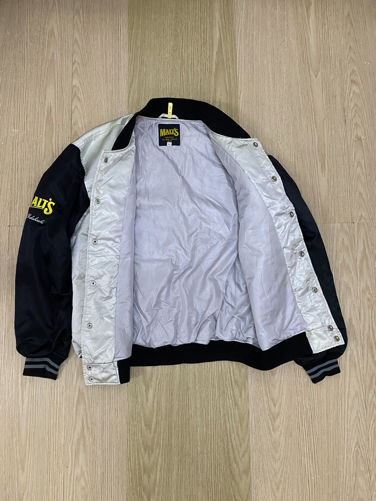 MLB × Vintage Vintage MLB Malts Suntory varsity jacket Size US L / EU 52-54 / 3 - 2 Thumbnail