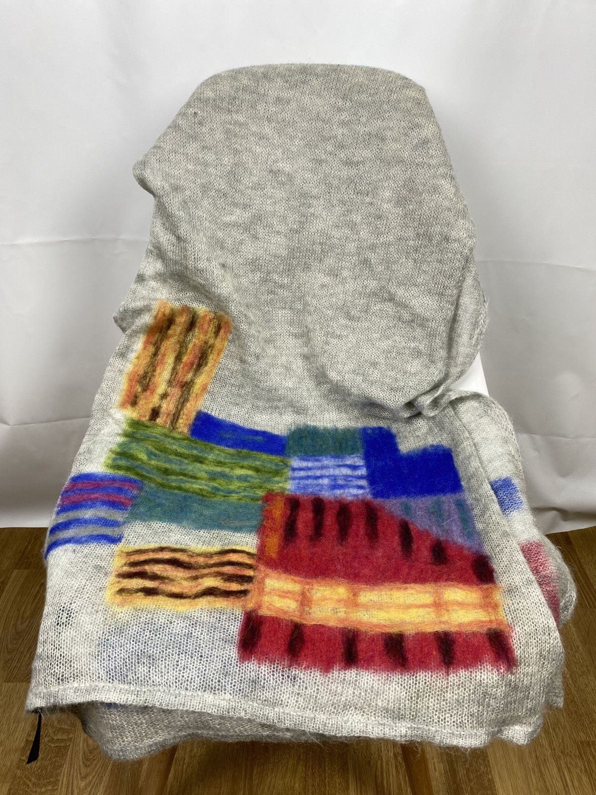 Other Troubadour Mohair-Nylon Printed Scarf Embroidered Size ONE SIZE - 1 Thumbnail