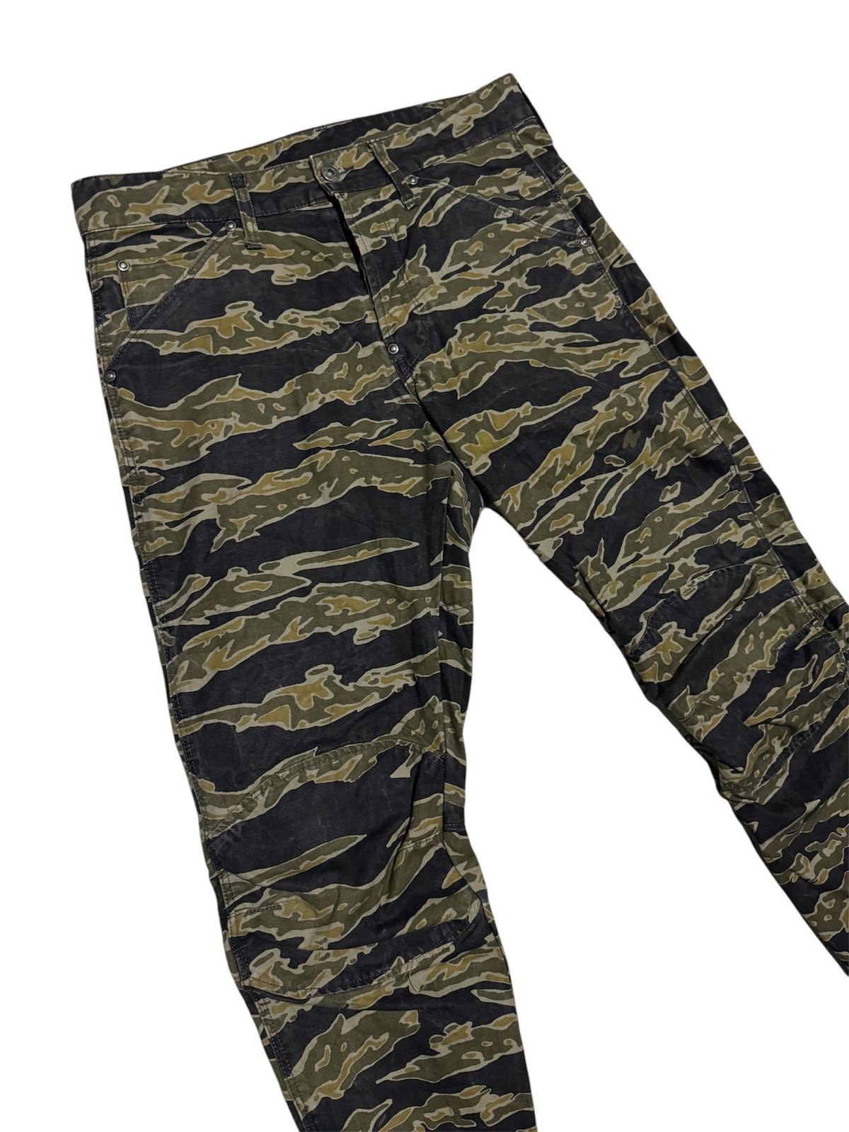 G-Star OG 5622 G Star Raw Tiger Stripe Double Knee Army Pant Size US 32 / EU 48 - 1 Thumbnail