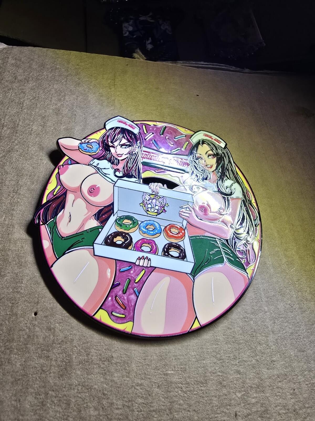 Other Limited Edition Lewd Anime Enamel Pin - Captivating audience Size ONE SIZE - 2 Thumbnail