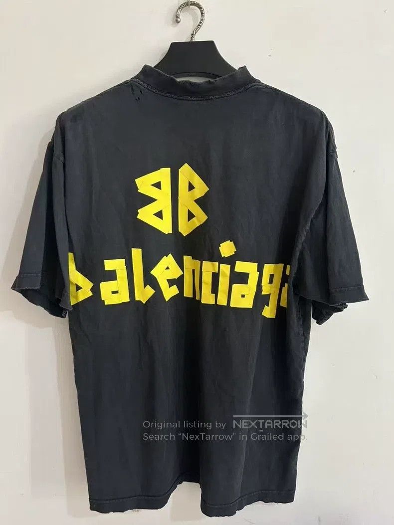 Balenciaga Balenciaga Tape letter printed short sleeve T-shirt Size US S / EU 44-46 / 1 - 2 Thumbnail