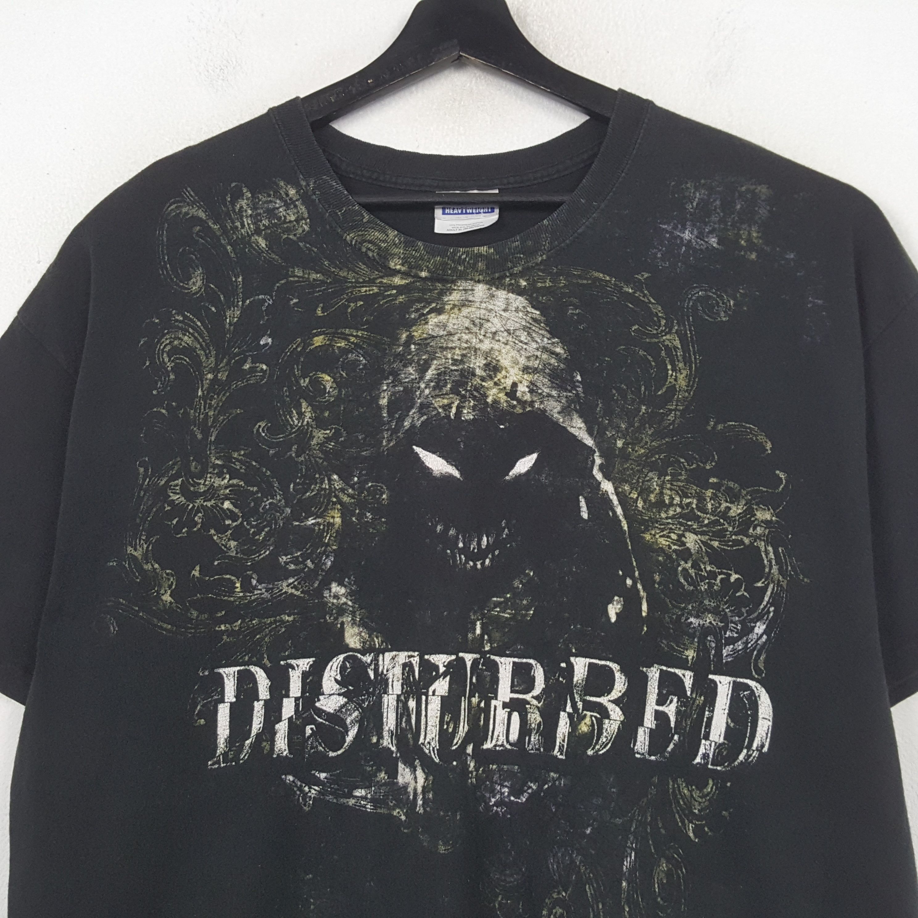 Hanes Disturbed Rock Band Music Tshirt RR24 Size US XL / EU 56 / 4 - 2 Thumbnail