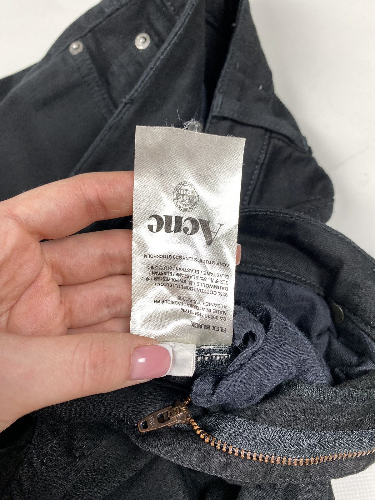 Acne Studios Acne Studios Flex Black ladies jeans pants size 29 / 32 Size 29" - 16 Thumbnail