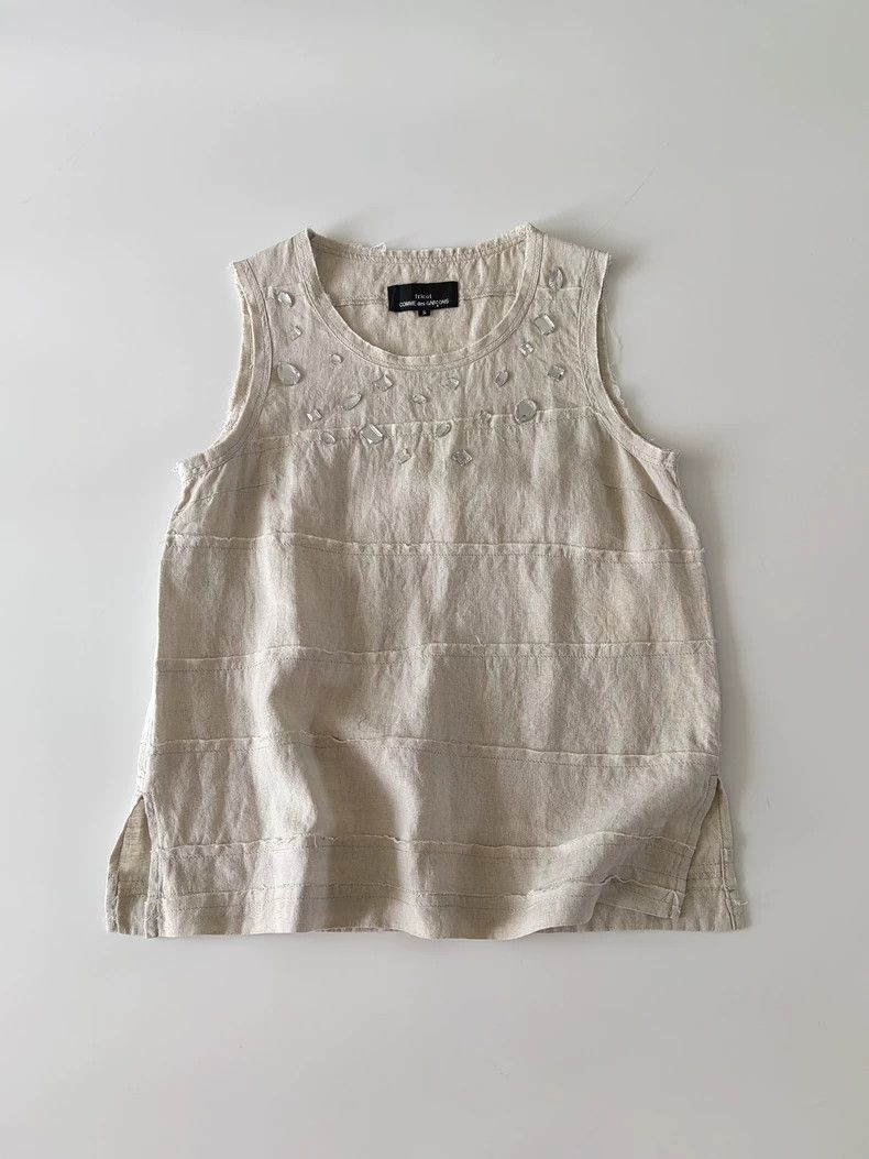 Other Comme Des Garcons Original hemp rhinestone fringed vest Size S / US 4 / IT 40 - 1 Thumbnail