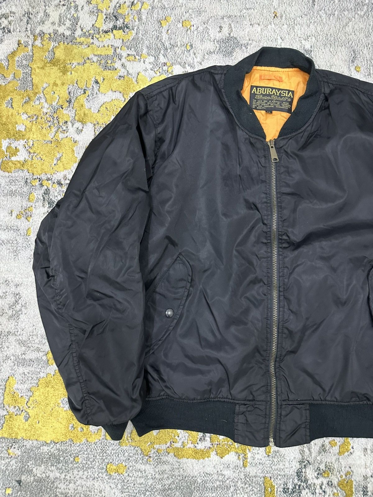 Flight Club Vintage Aburaysia MA-1 Bomber Flight Jacket Size US XL / EU 56 / 4 - 4 Thumbnail