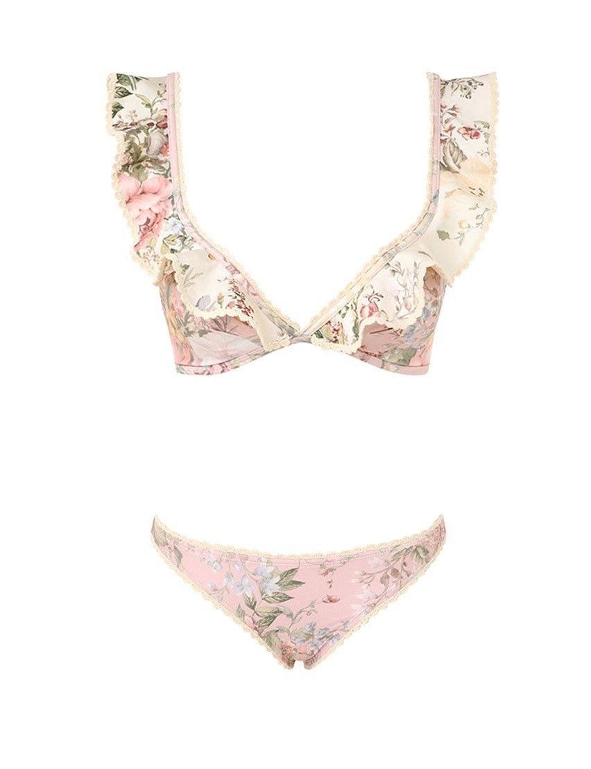 Zimmermann o1s22i1n1024 Size: 1 / Waverly Crochet Frill Bikini Set Size ONE SIZE - 1 Thumbnail
