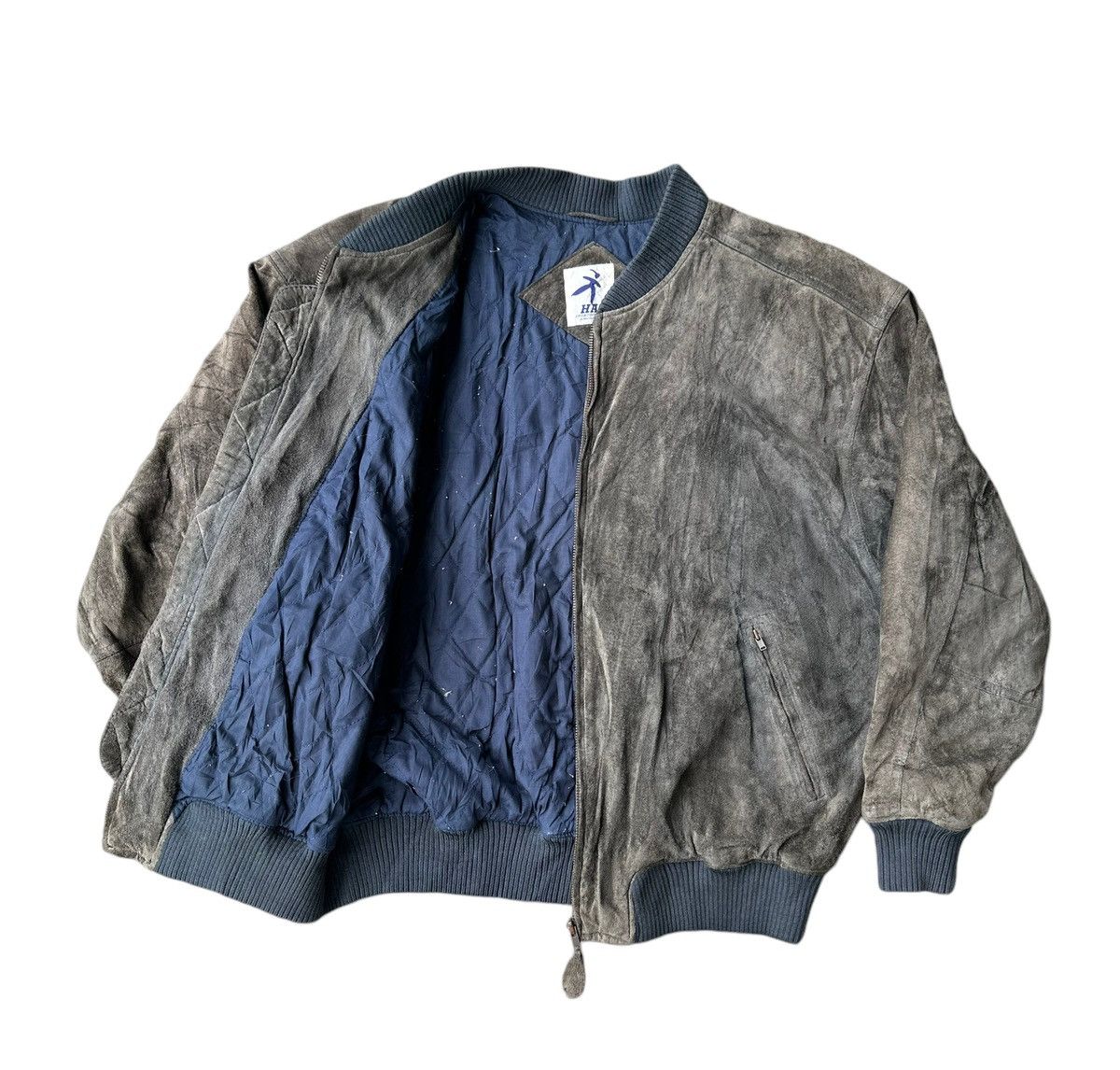 Hai Sporting Gear Vtg 80s Hai sporting gear Issey Miyake pigskin bomber jacket Size US M / EU 48-50 / 2 - 6 Thumbnail