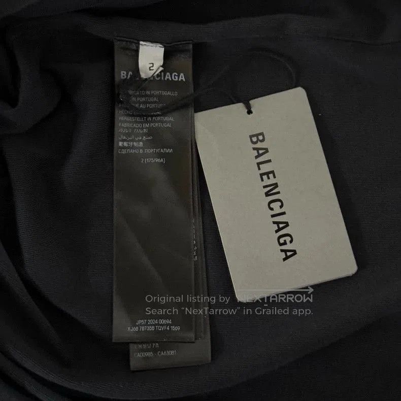 Balenciaga Balenciaga 24 Inside Out Black Tee. Size US M / EU 48-50 / 2 - 4 Thumbnail