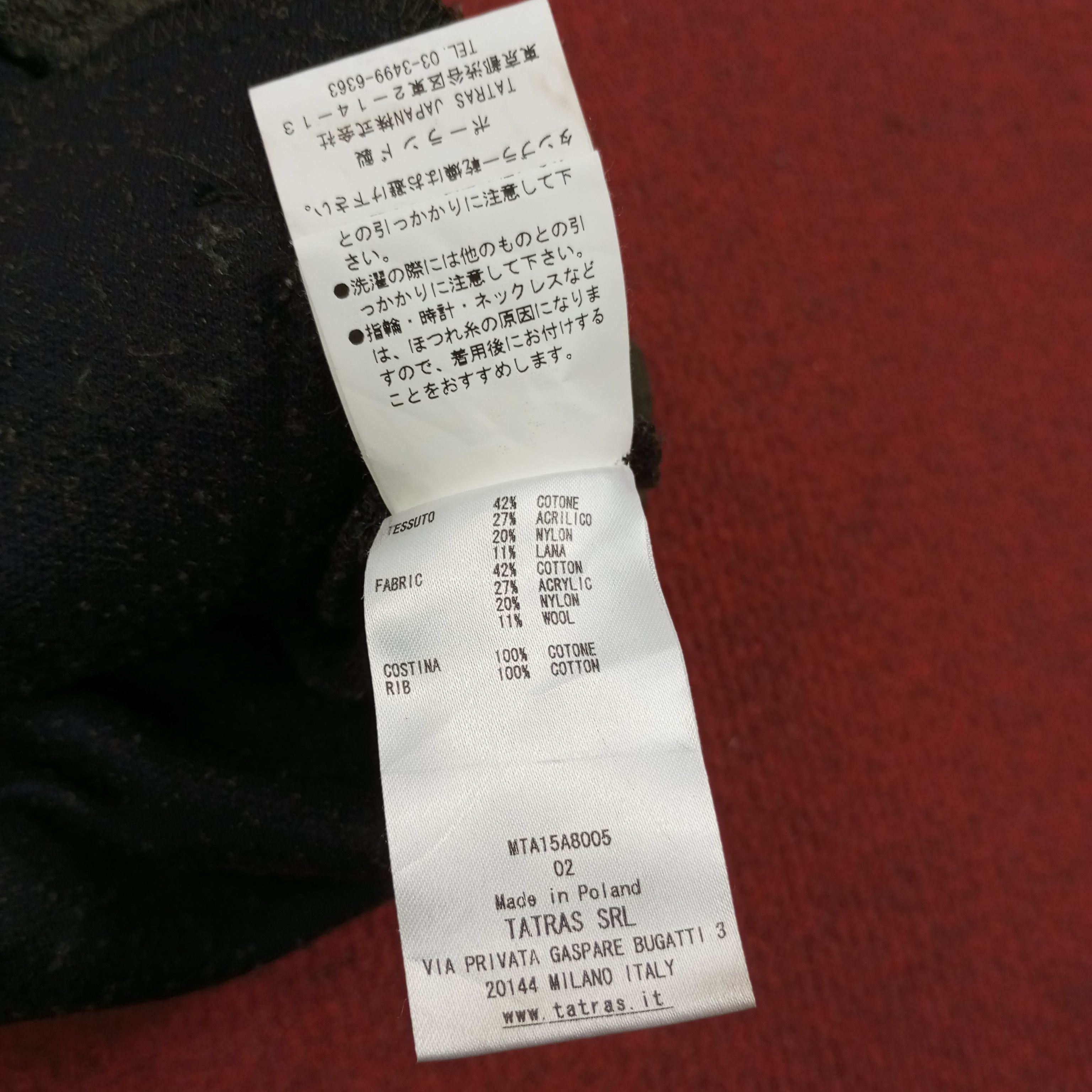 TATRAS × Vintage Tatras Fashion Designer Style Zipper Hoodies c231n23 Size US XS / EU 42 / 0 - 6 Thumbnail