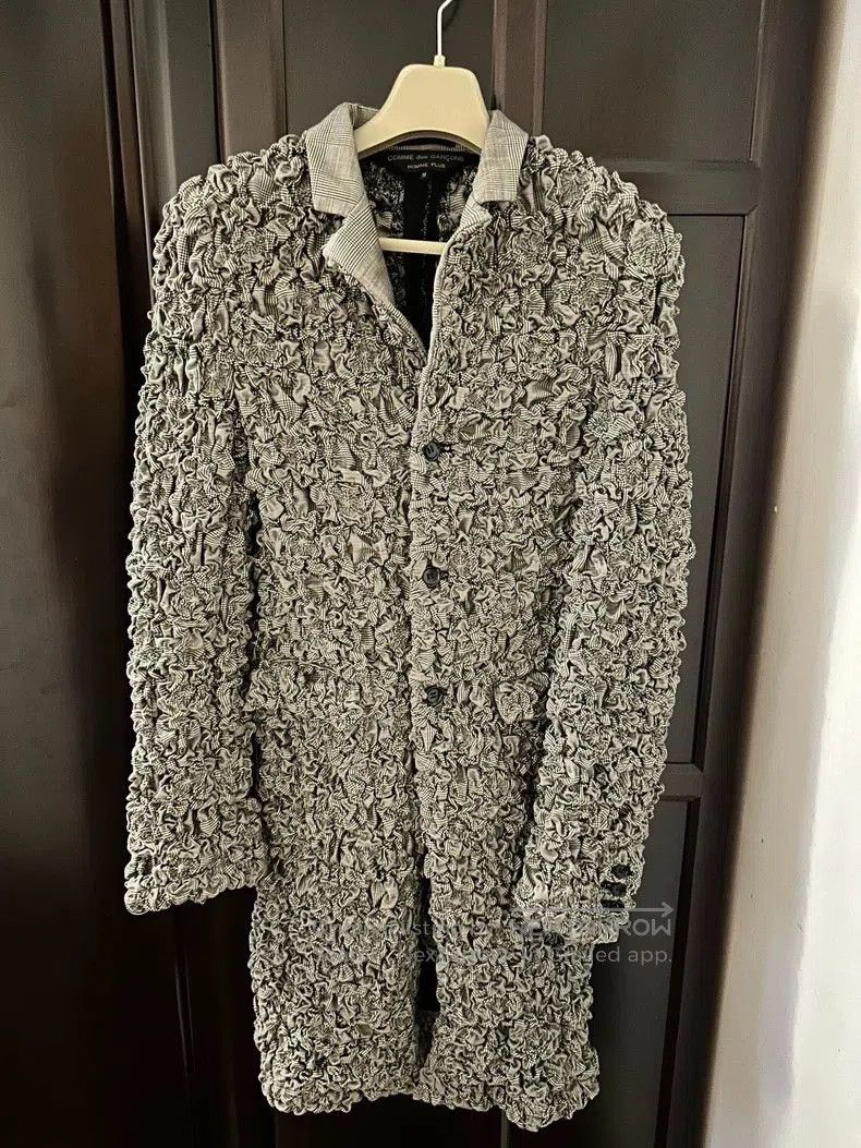 Comme des Garcons CDG Homme Plus Pleated Wool Coat. Size US M / EU 48-50 / 2 - 1 Thumbnail