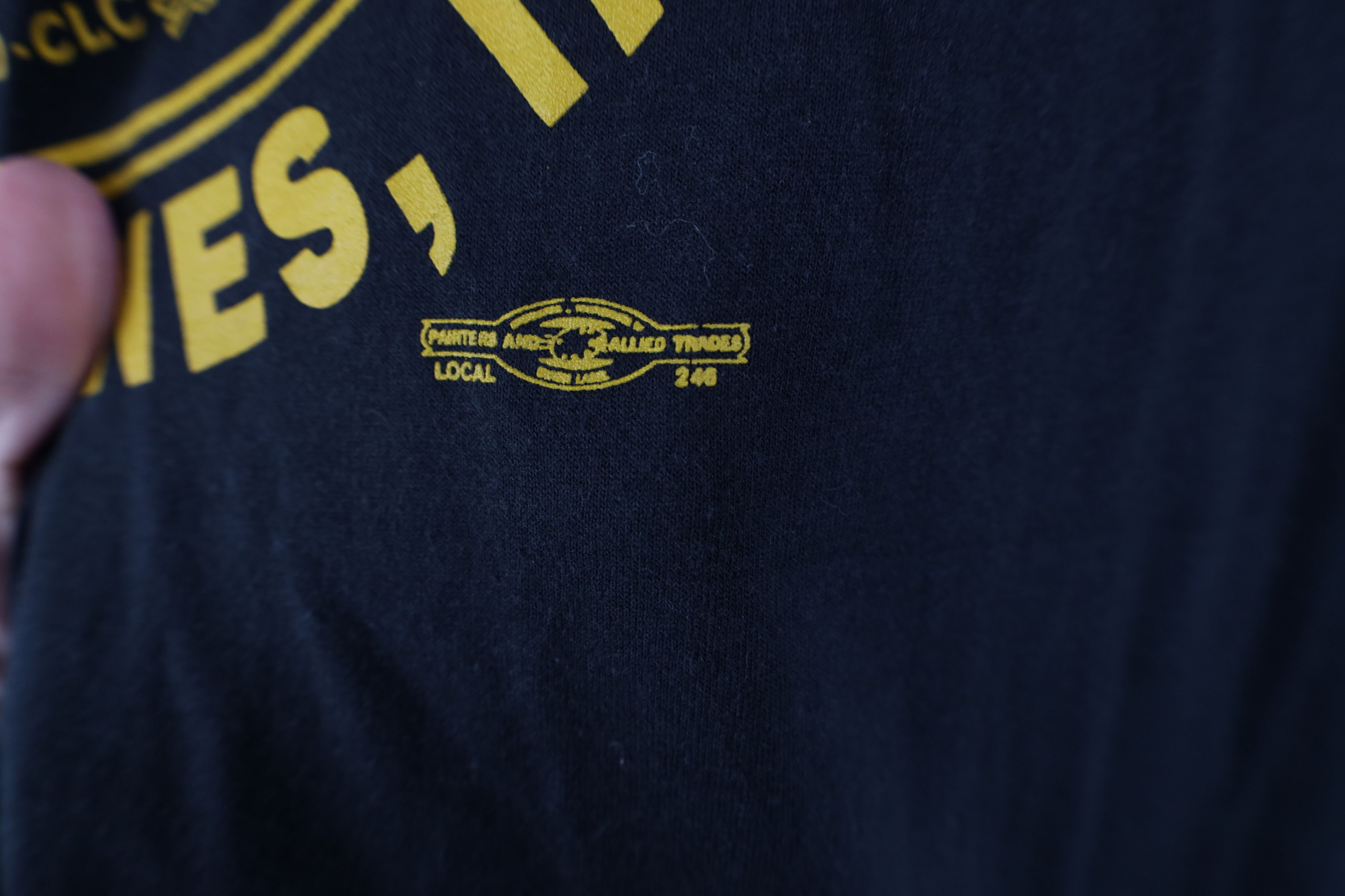 Vintage Vintage 90s Local 310 USWA United Steelworkers Union T-Shirt Size US XXL / EU 58 / 5 - 13 Thumbnail