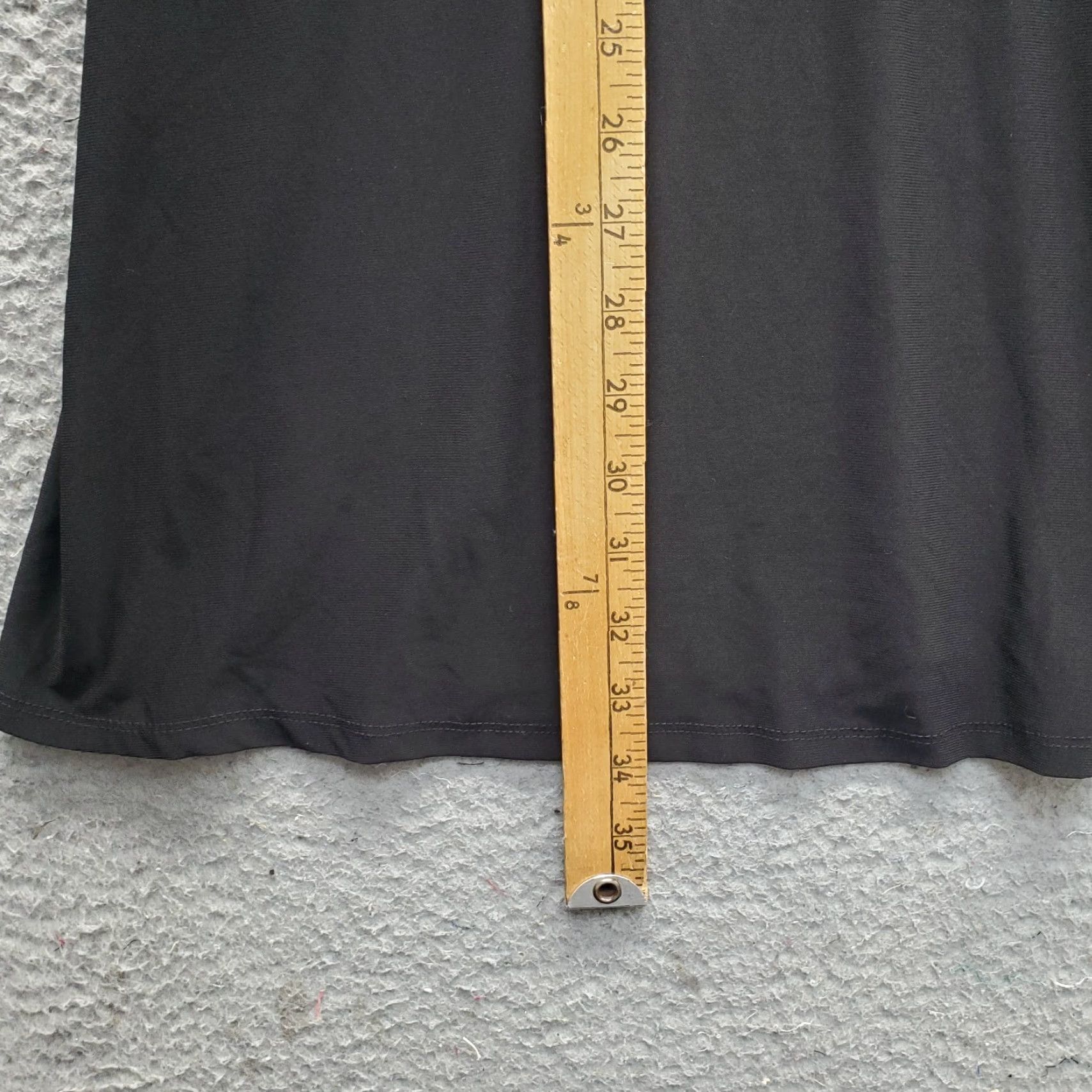 Vintage MSK Women's Small Black Sleeveless A-Line Midi Dress Collared Stretch Zip Size S / US 4 / IT 40 - 3 Thumbnail