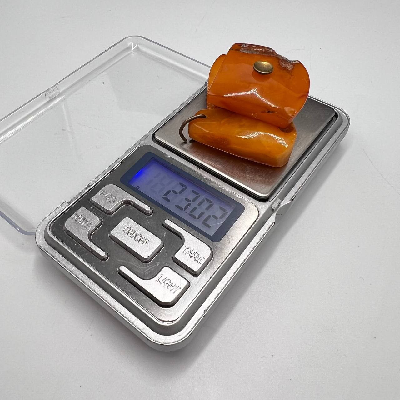 Vintage 1970s Vintage Soviet Baltic Amber Cufflinks & Pendant Set Size ONE SIZE - 6 Thumbnail