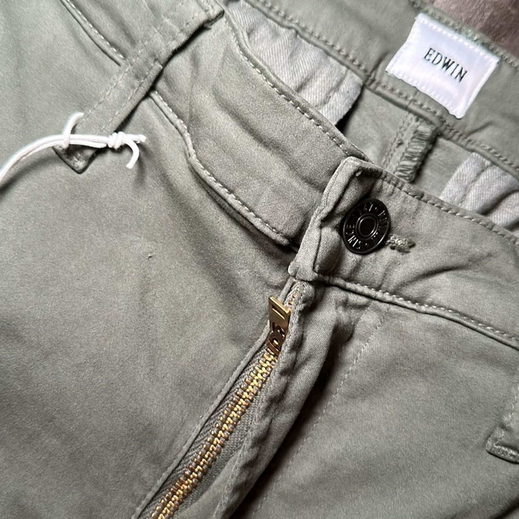 Edwin Edwin Chino Pants - 30 Men Regular 30 Inseam 33 Green Fern NWT Vintage? Size US 30 / EU 46 - 7 Thumbnail