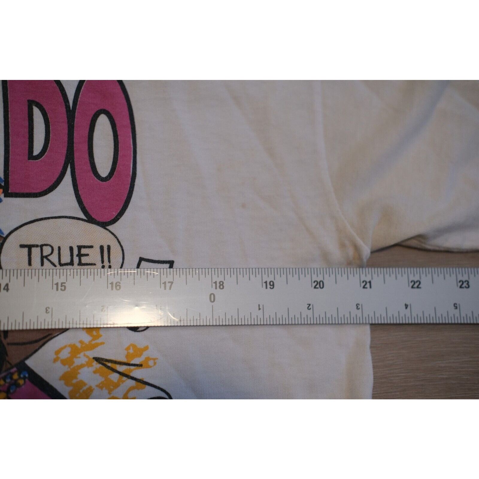 Fruit Of The Loom Vintage 1995 Fruit of Loom Freak Nic 95 Shirt Large White Size US L / EU 52-54 / 3 - 6 Thumbnail