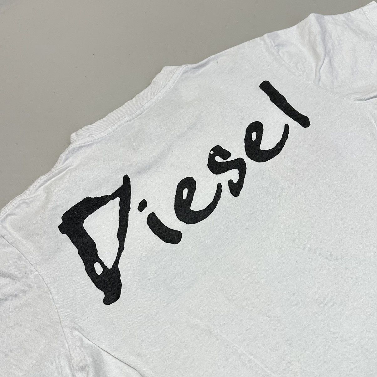 Diesel Vintage Diesel Big Logo Tee / T Shirt Size US L / EU 52-54 / 3 - 7 Thumbnail