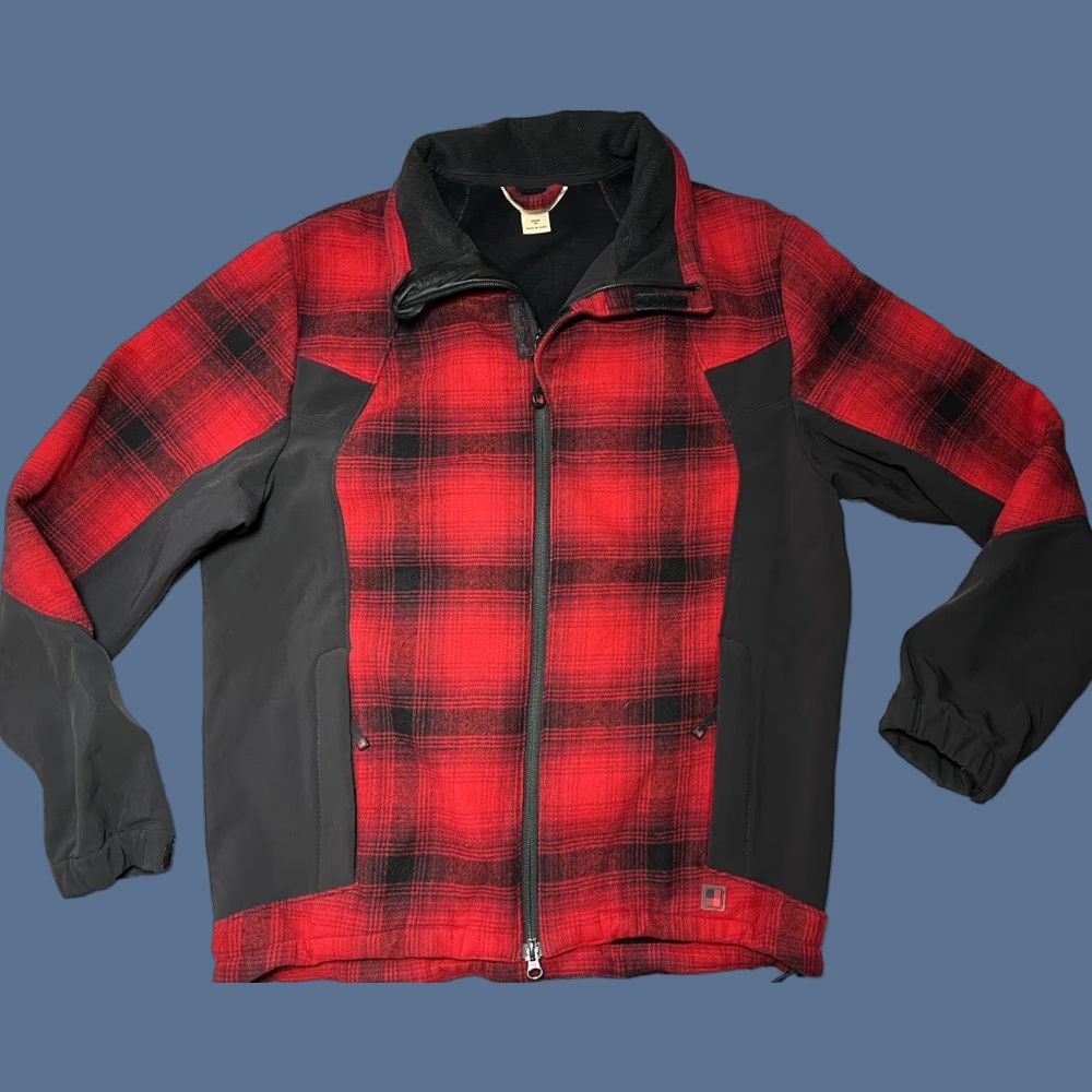 Vintage VINTAGE Woolrich Men's M Red Black Plaid Everyday Jacket Woolrich Woolen Mills Mid-Length Zip Pockets Lined Casual Workwear Classic - Mens Size US M / EU 48-50 / 2 - 1 Thumbnail