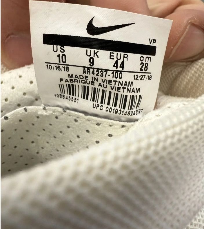Fear of God × Nike Nike Fear of God Sail Size US 10 / EU 43 - 6 Thumbnail