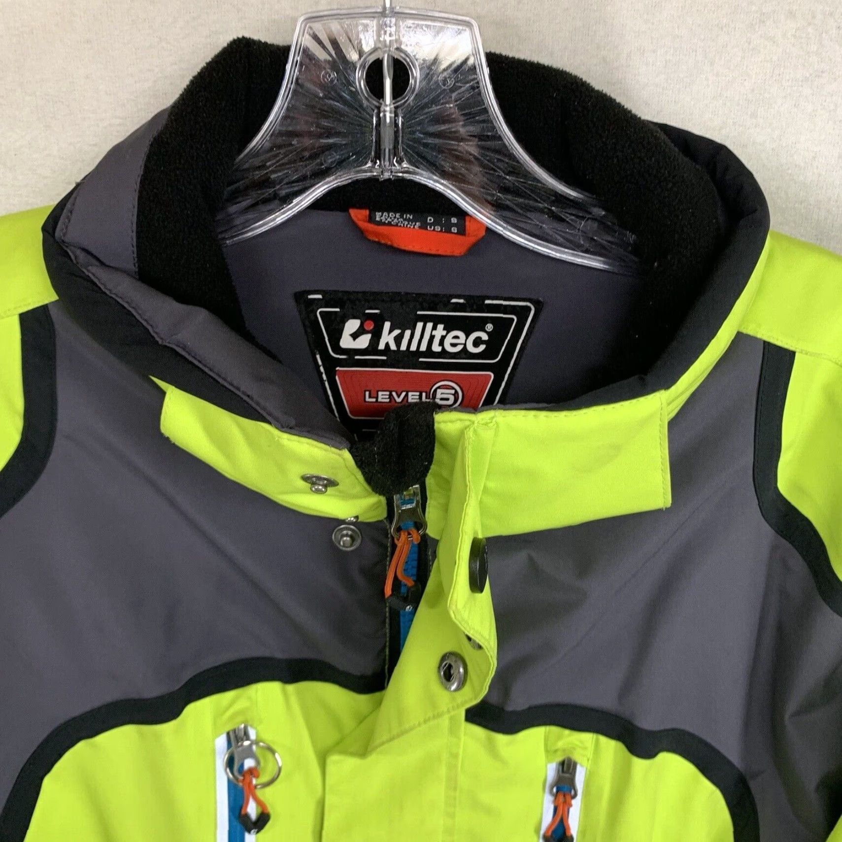 Vintage Killtec Level 5 Womens Ski Jacket Small Windproof Water Resistant Florescent Yellow Logo Ski Womens S Size S / US 4 / IT 40 - 6 Thumbnail
