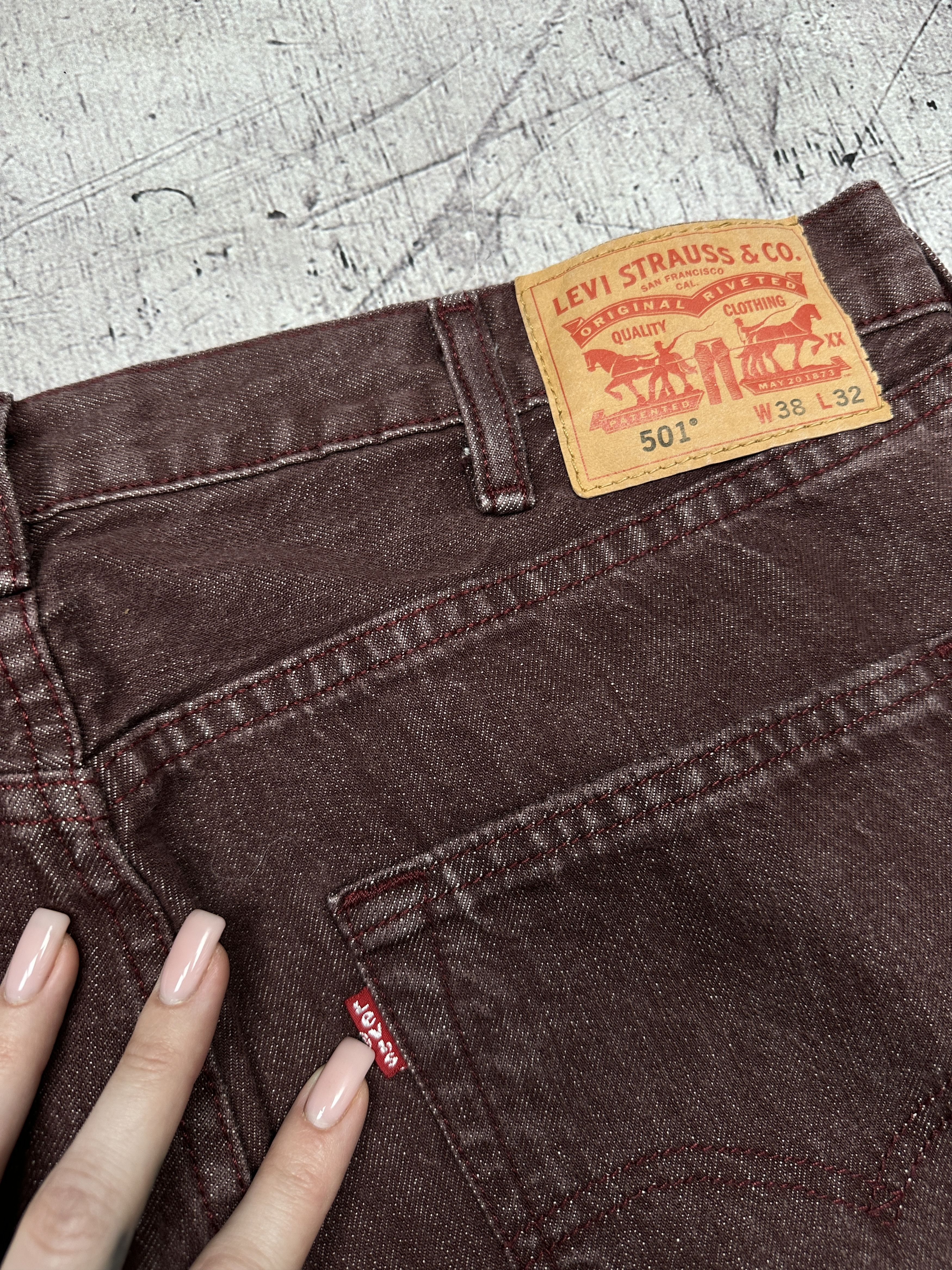 Levi's Levi's 501 Mens Denim Pants Jeans Size 38 x 32 Size US 38 / EU 54 - 3 Thumbnail