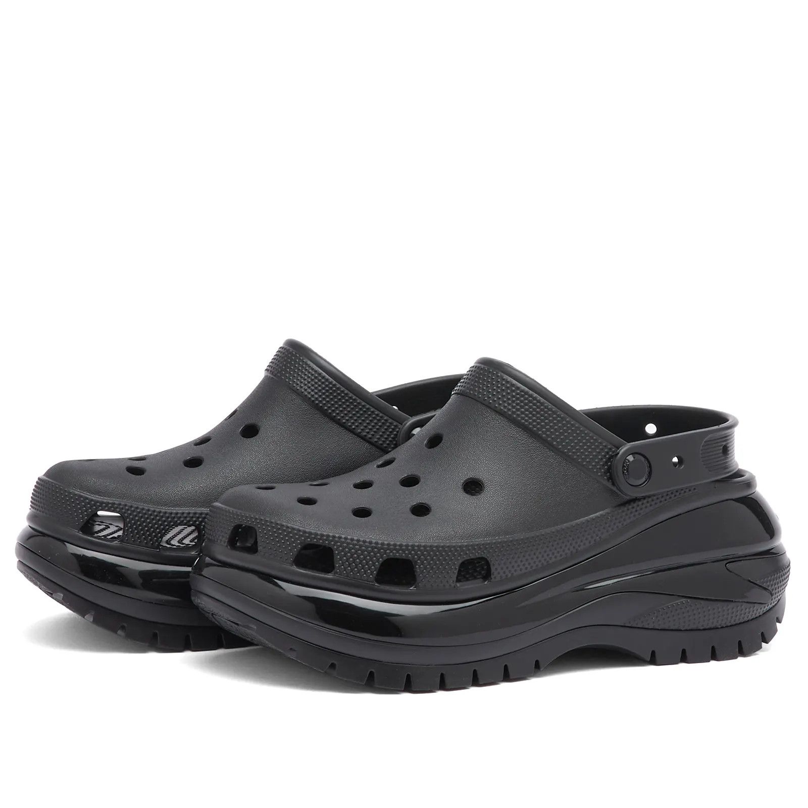 Crocs Classic Mega Crush Clog Black 207988-001 US 5 EU 37-38