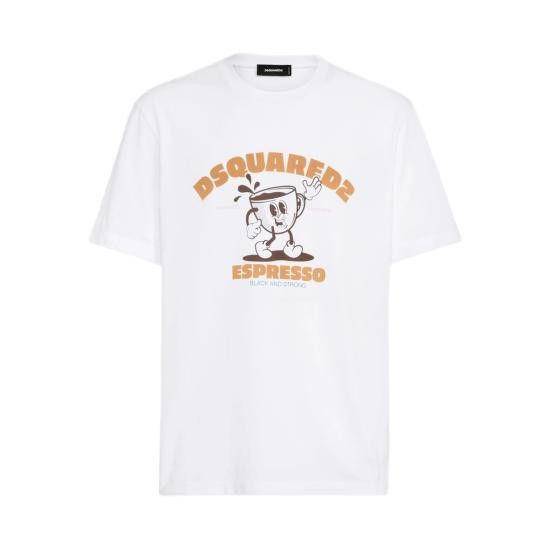 DSQUARED2 Men T-Shirts D20020 S74GD1452 100 WHITE