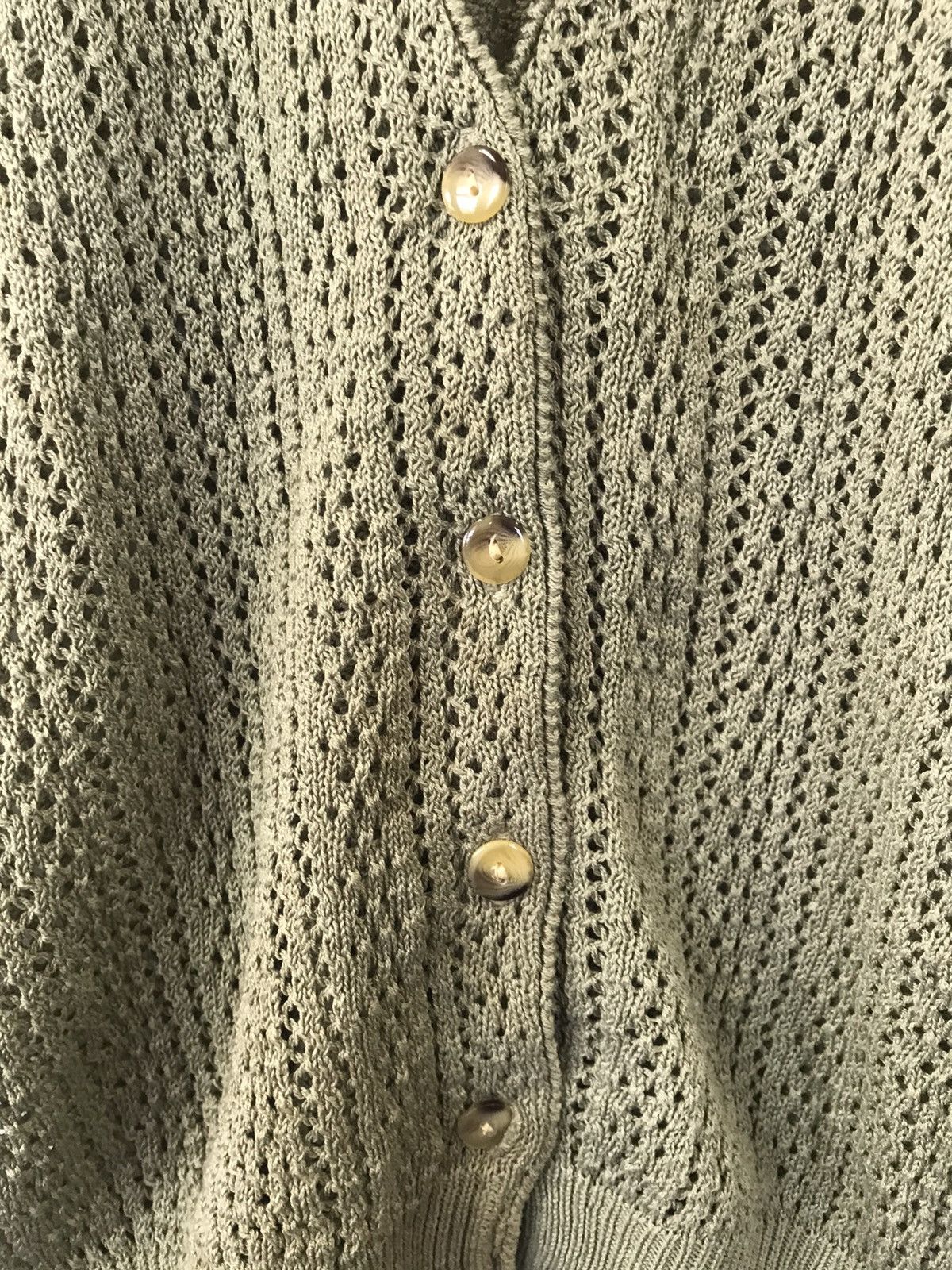 Vintage 🌿 Pinion Olive Knit Cardigan - Size L 🌿 Size US L / EU 52-54 / 3 - 10 Thumbnail