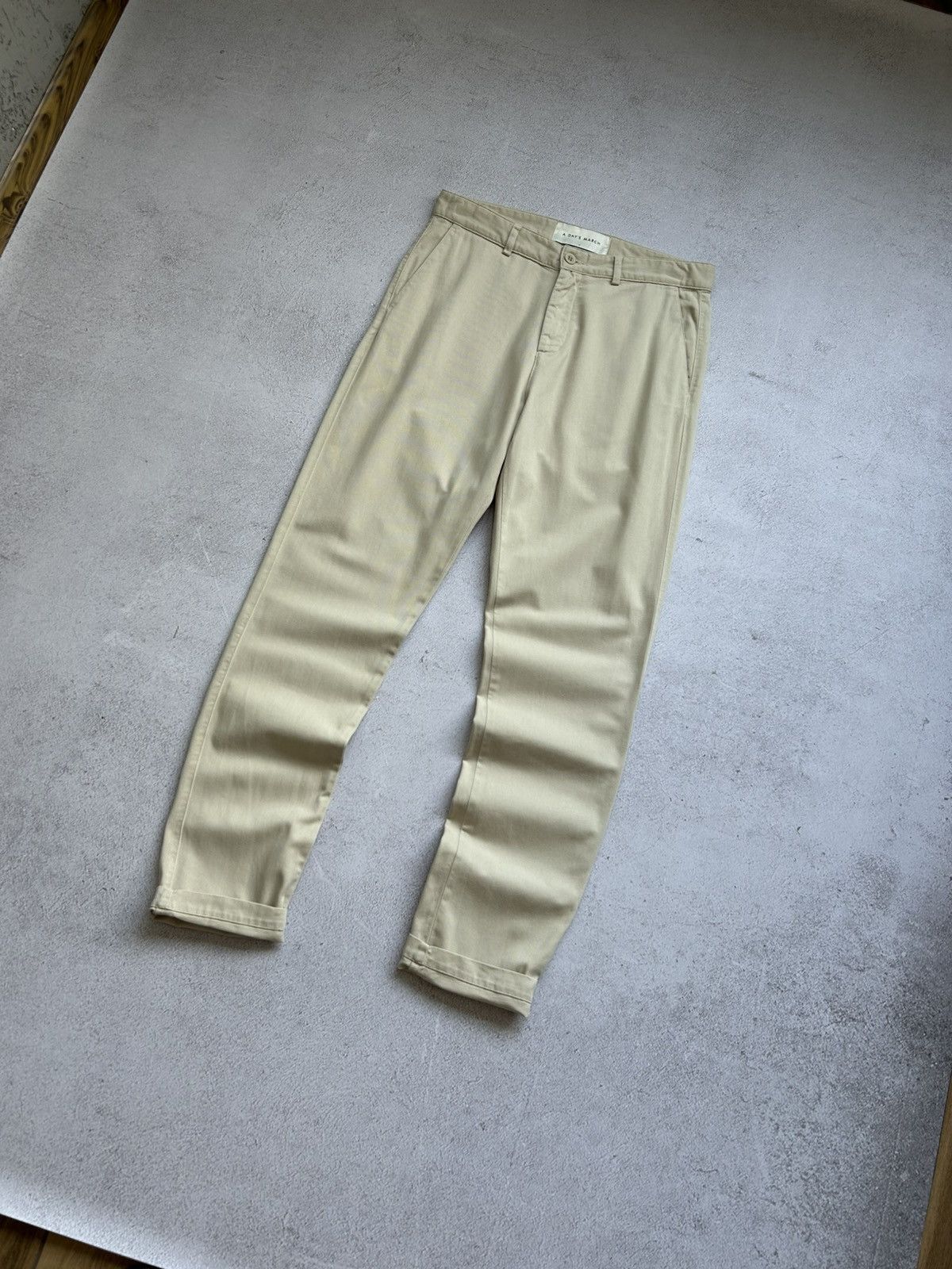 Designer A Day's March Premium Slim Fit Chino man's pants size 48 Size US 32 / EU 48 - 2 Thumbnail