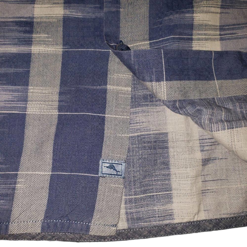 Tommy Bahama CT386 Tommy Bahama Blue & White Shirt XXL Size US XXL / EU 58 / 5 - 4 Thumbnail