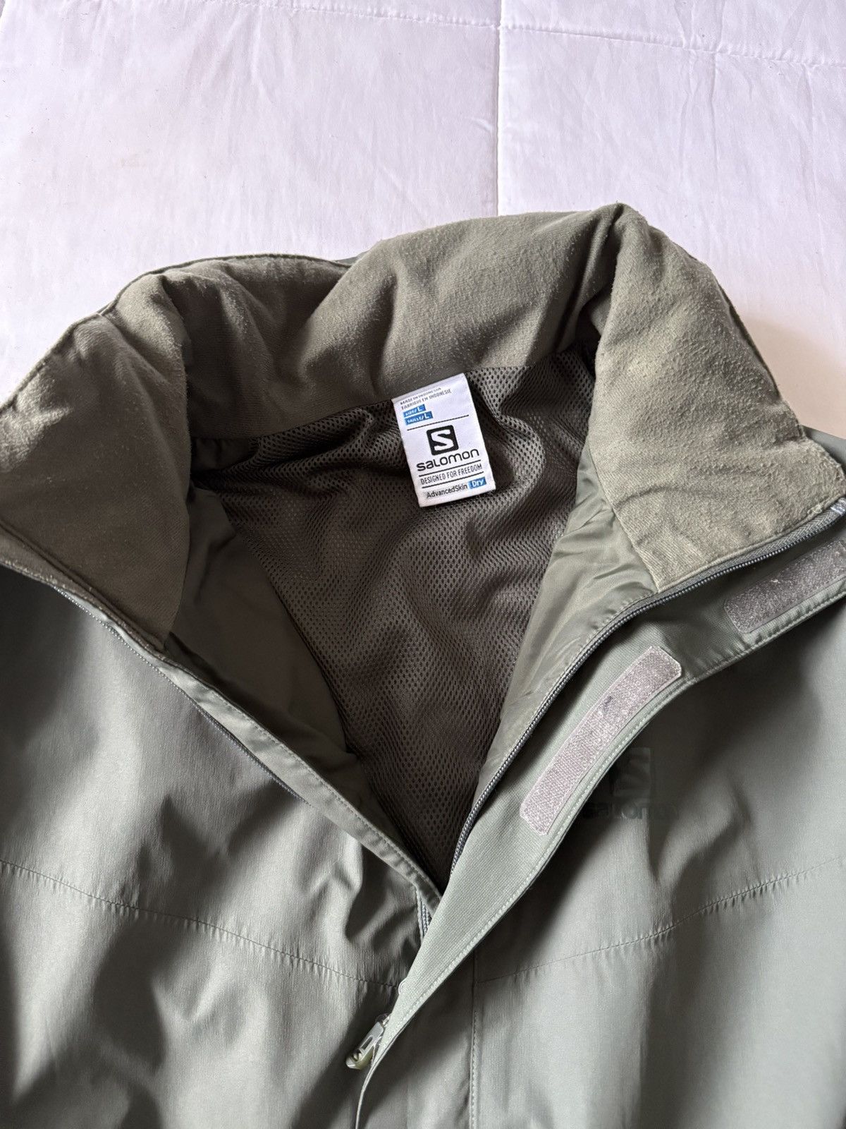 Salomon Salomon Men's Olive Windbreaker Size US L / EU 52-54 / 3 - 5 Thumbnail
