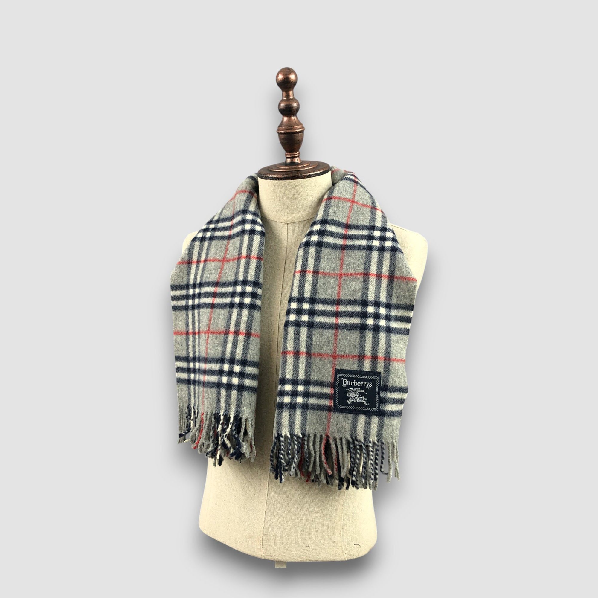 Burberry Vintage Burberry Scarf Muffler Wool Babushka Stole Scarves Size ONE SIZE - 2 Thumbnail