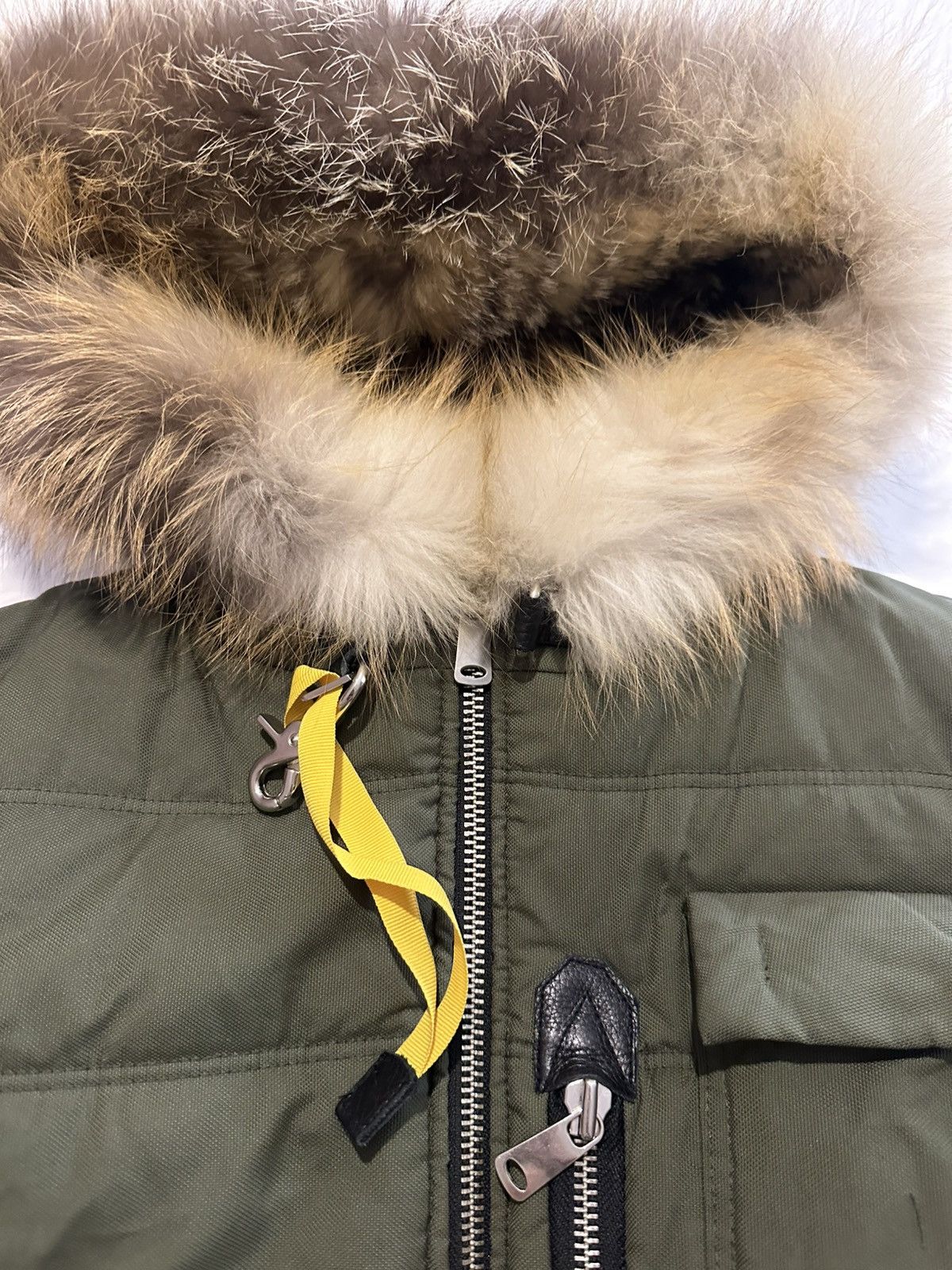 Other Green - khaki Fox Bomber Jacket with Fox Hood Size US M / EU 48-50 / 2 - 3 Thumbnail