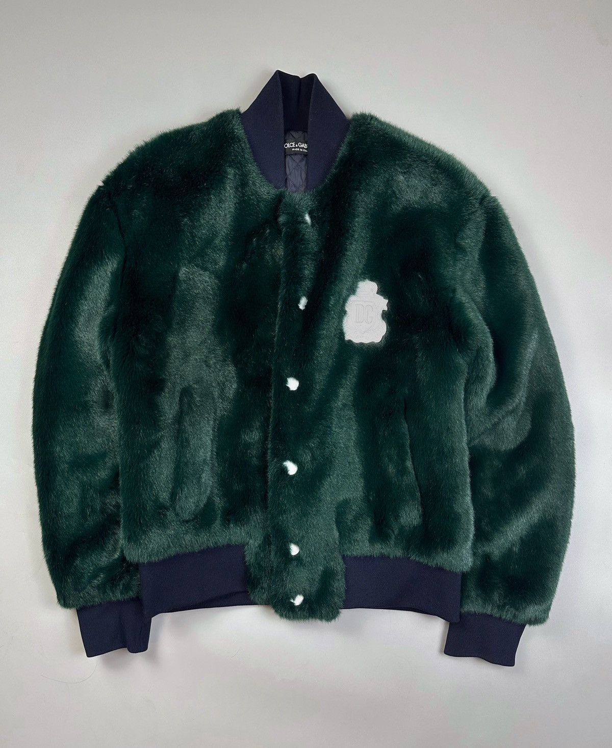 Dolce & Gabbana Dolce Gabbana Faux Bomber DG Logo Patch Size US L / EU 52-54 / 3 - 1 Thumbnail