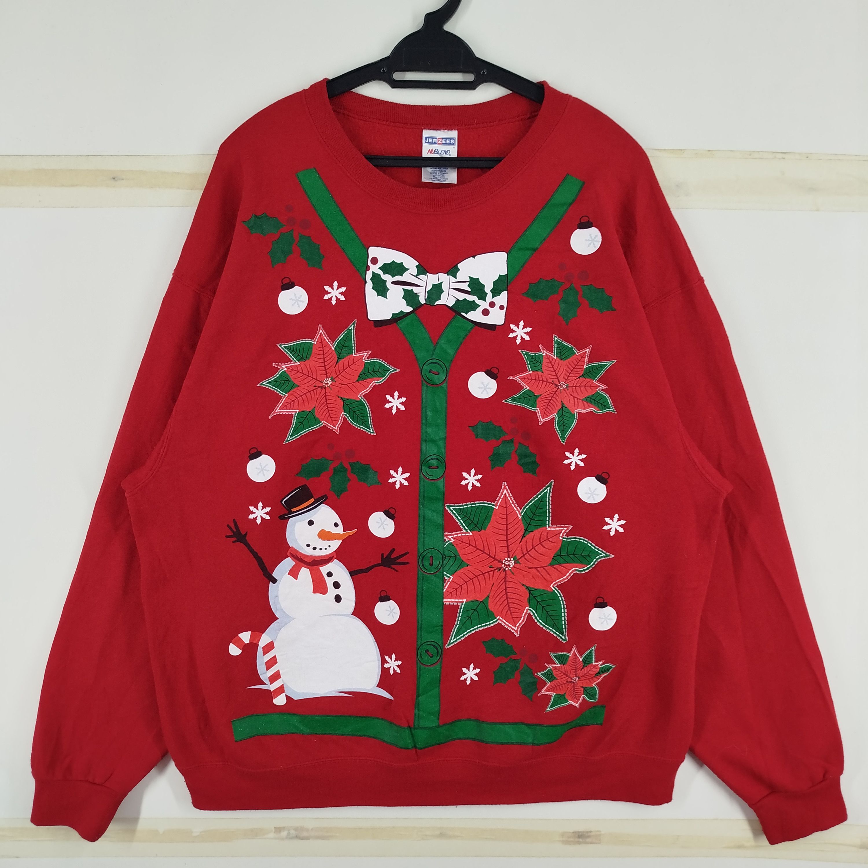 Jerzees Merry Christmas By Jerzees 50/50 Material Size US XL / EU 56 / 4 - 1 Thumbnail