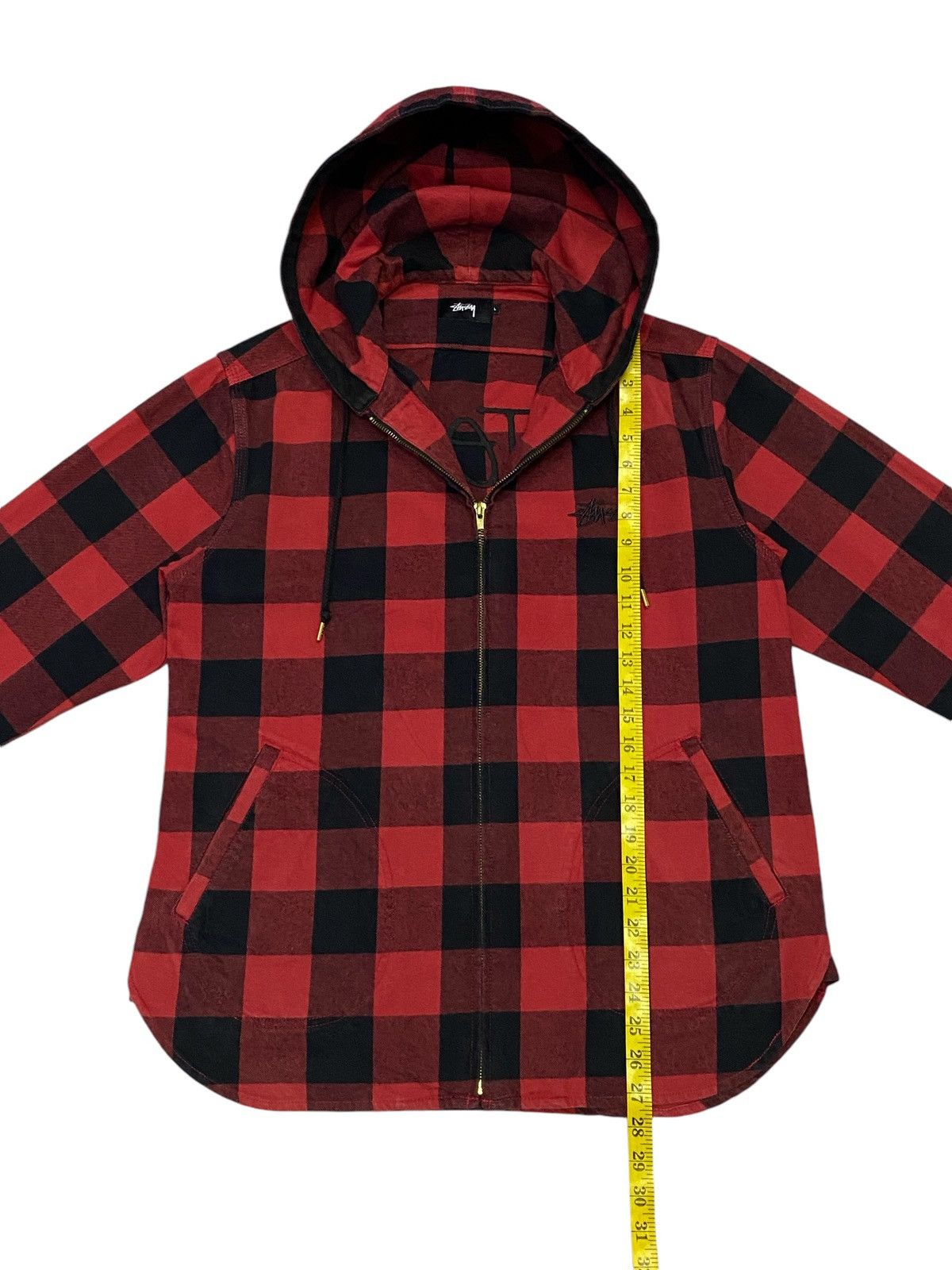 Stussy International Tribe Flannel Zipper Hoodie
